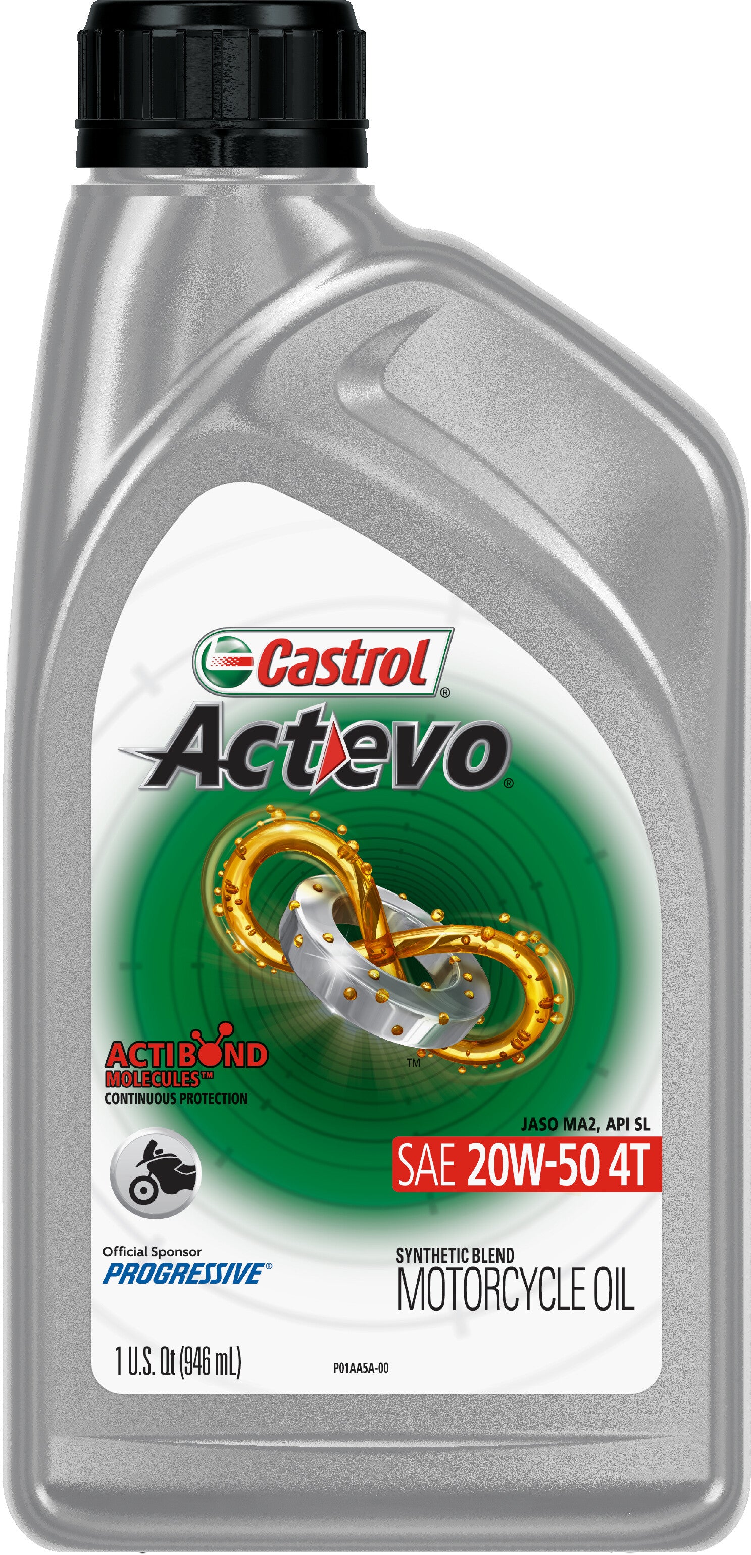 ACT>EVO SYNTHETIC BLEND OIL 4T 20W50 1QT