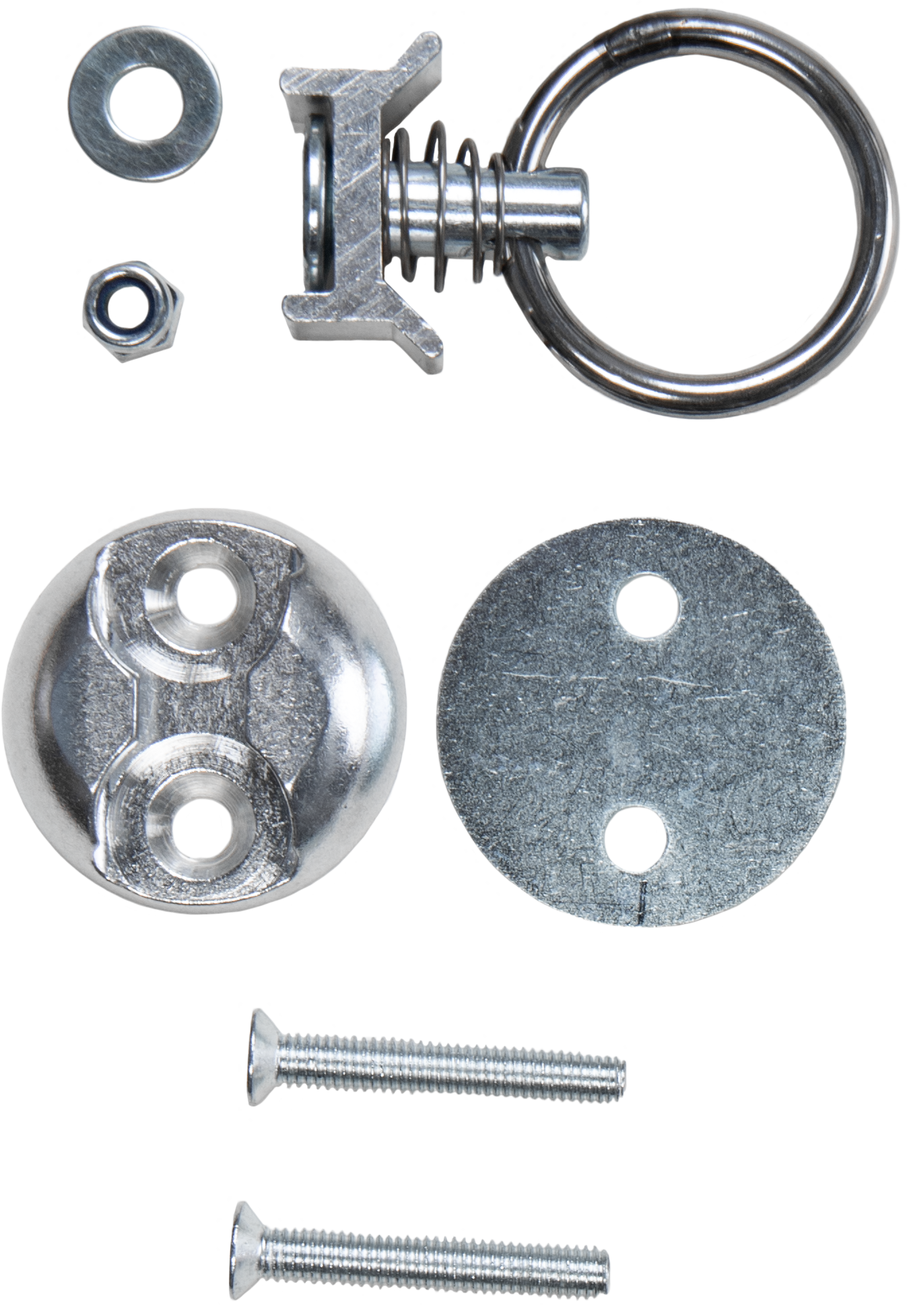 L-TRACK ANCHOR MOUNT REMOVABLE 1.25" EYELET 1/PK