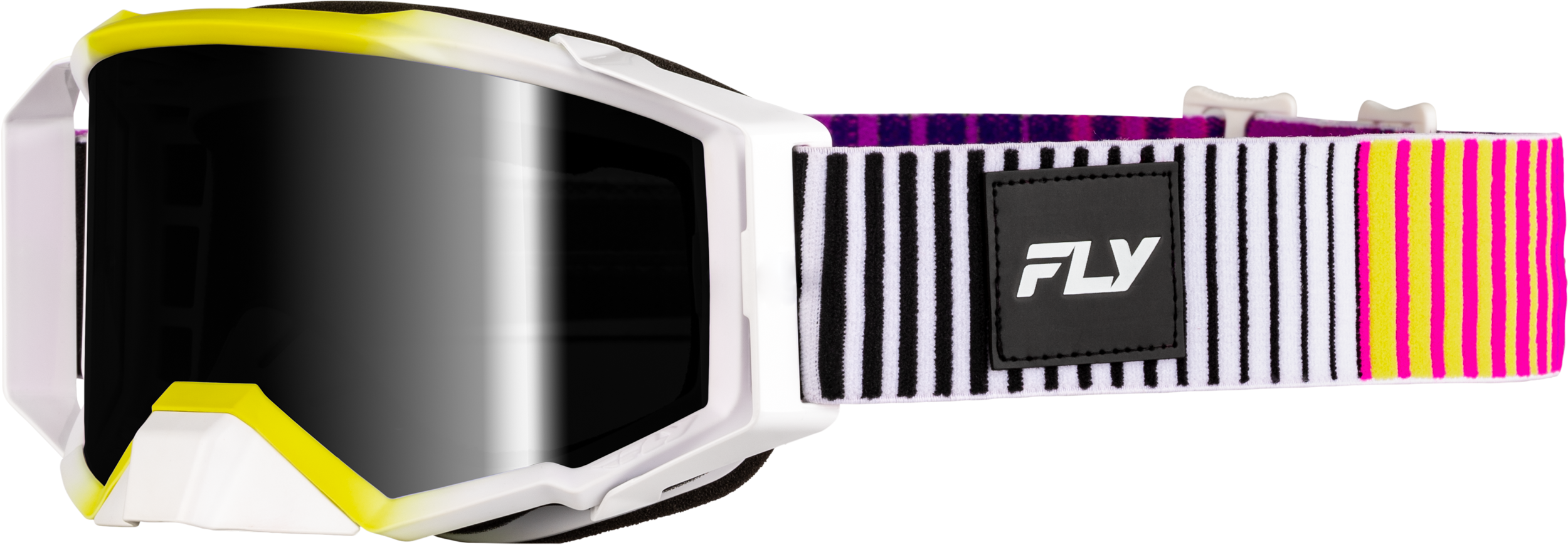 ZONE ELITE GOGGLE PNK/YEL/P W/DARK SMOKE HYDROPHOC LENS