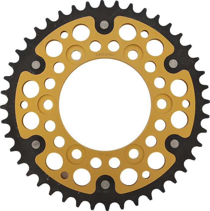 REAR STEALTH SPROCKET ALU/STL 44T-520 GLD DUC