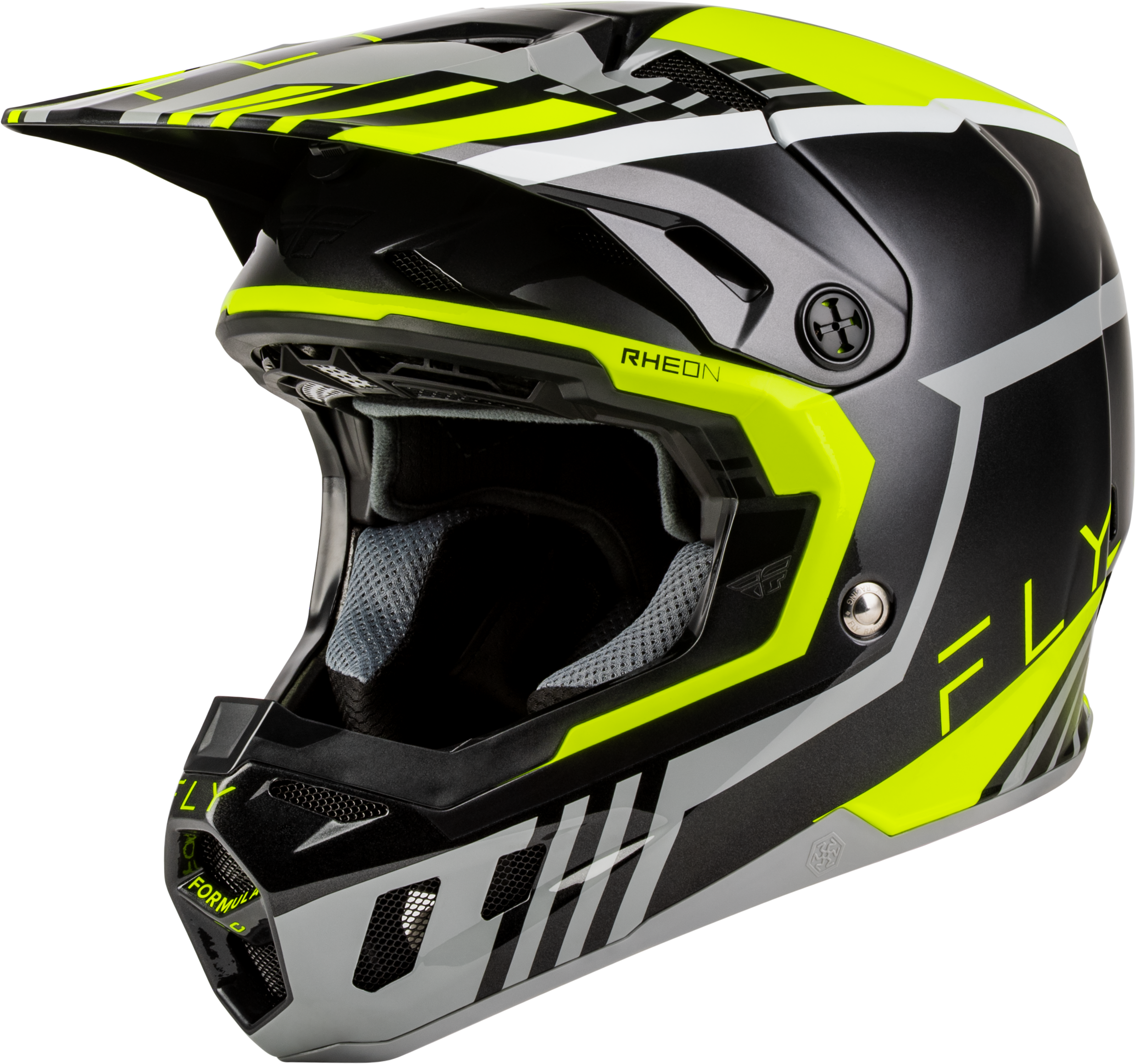 FORMULA CC STRIKE HELMET GREY/BLACK/HI-VIS MD