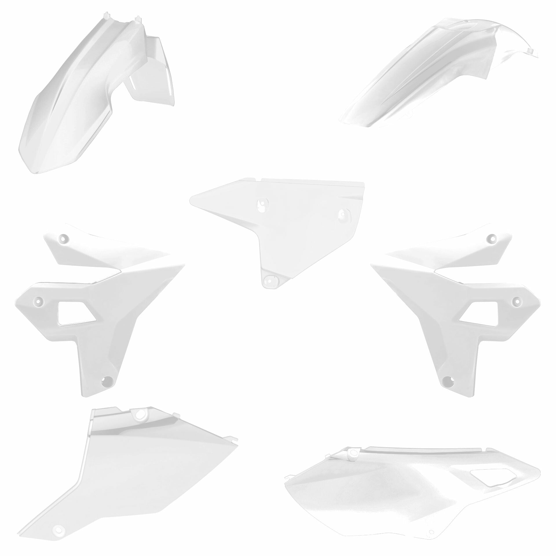 FULL PLASTIC KIT SUZUKI DR400 WHITE