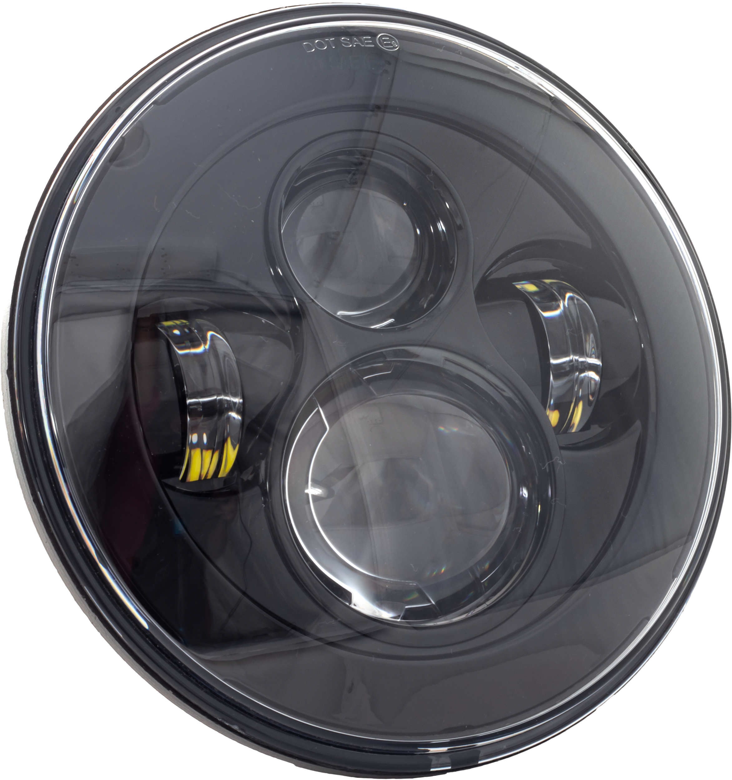 7" LED HEADLIGHT BLACK INDIAN