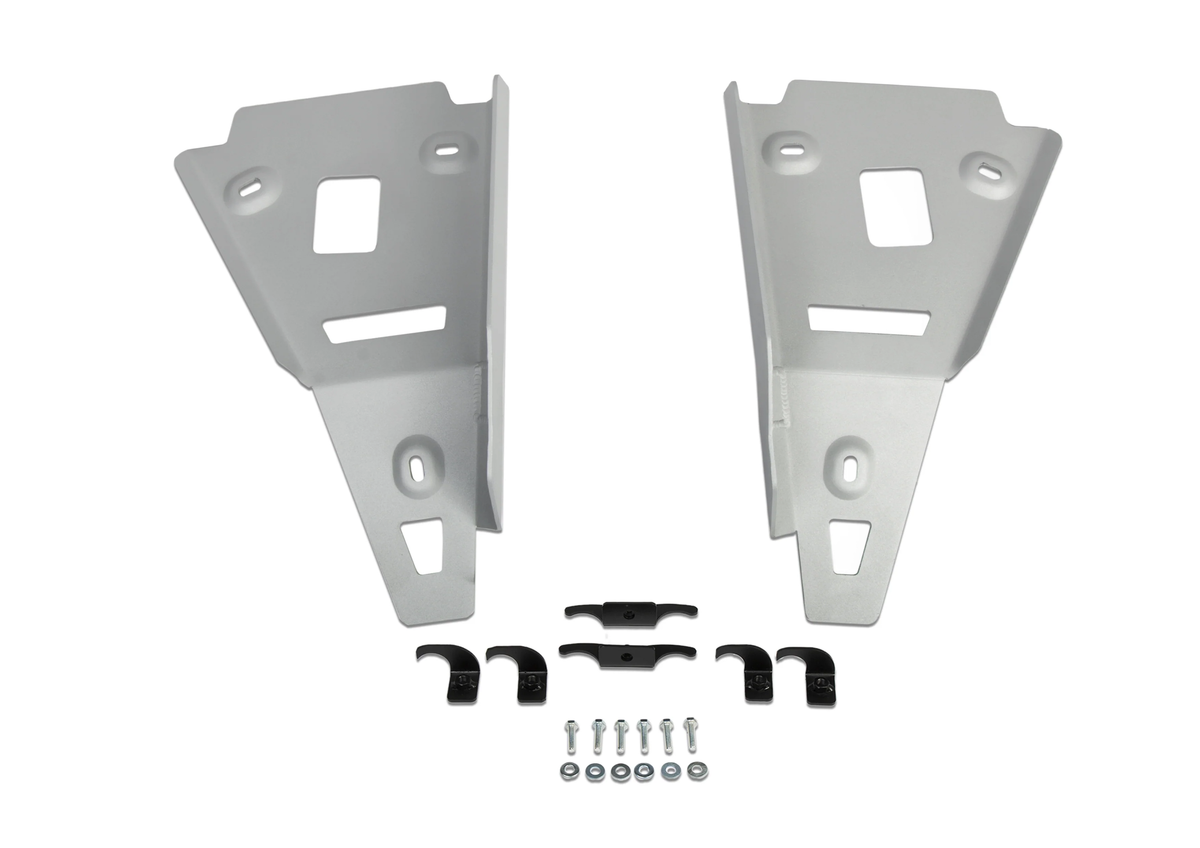 ALLOY CURVED FRONT A ARM GUARDS POL