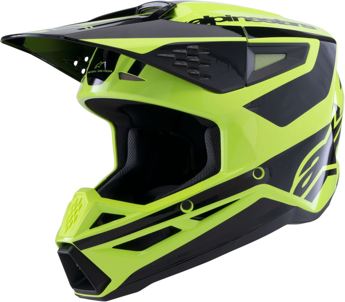 SM3 HEAT HELMET YELLOW FLUO/BLACK GLOSSY 2X