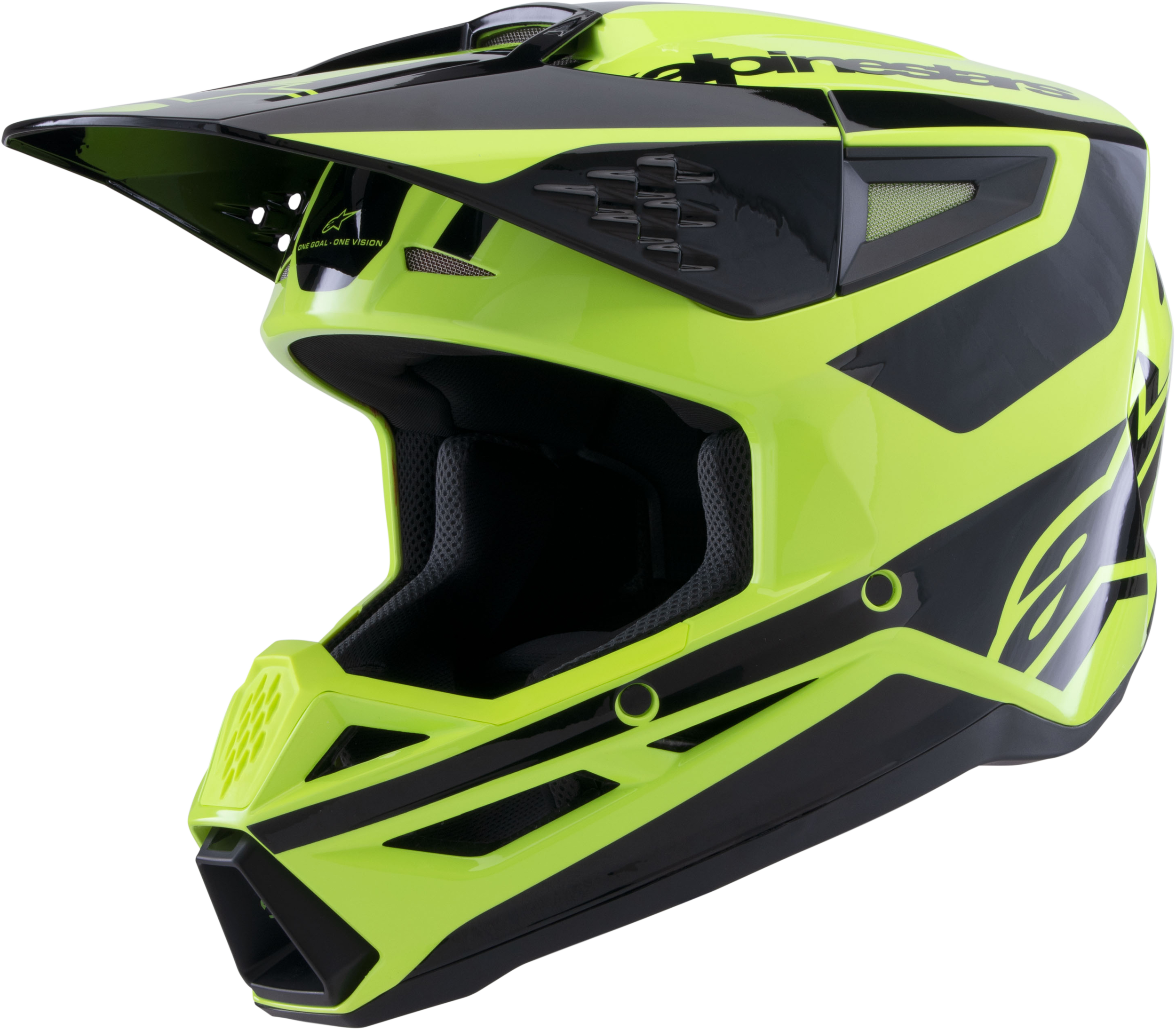 SM3 HEAT HELMET YELLOW FLUO/BLACK GLOSSY MD