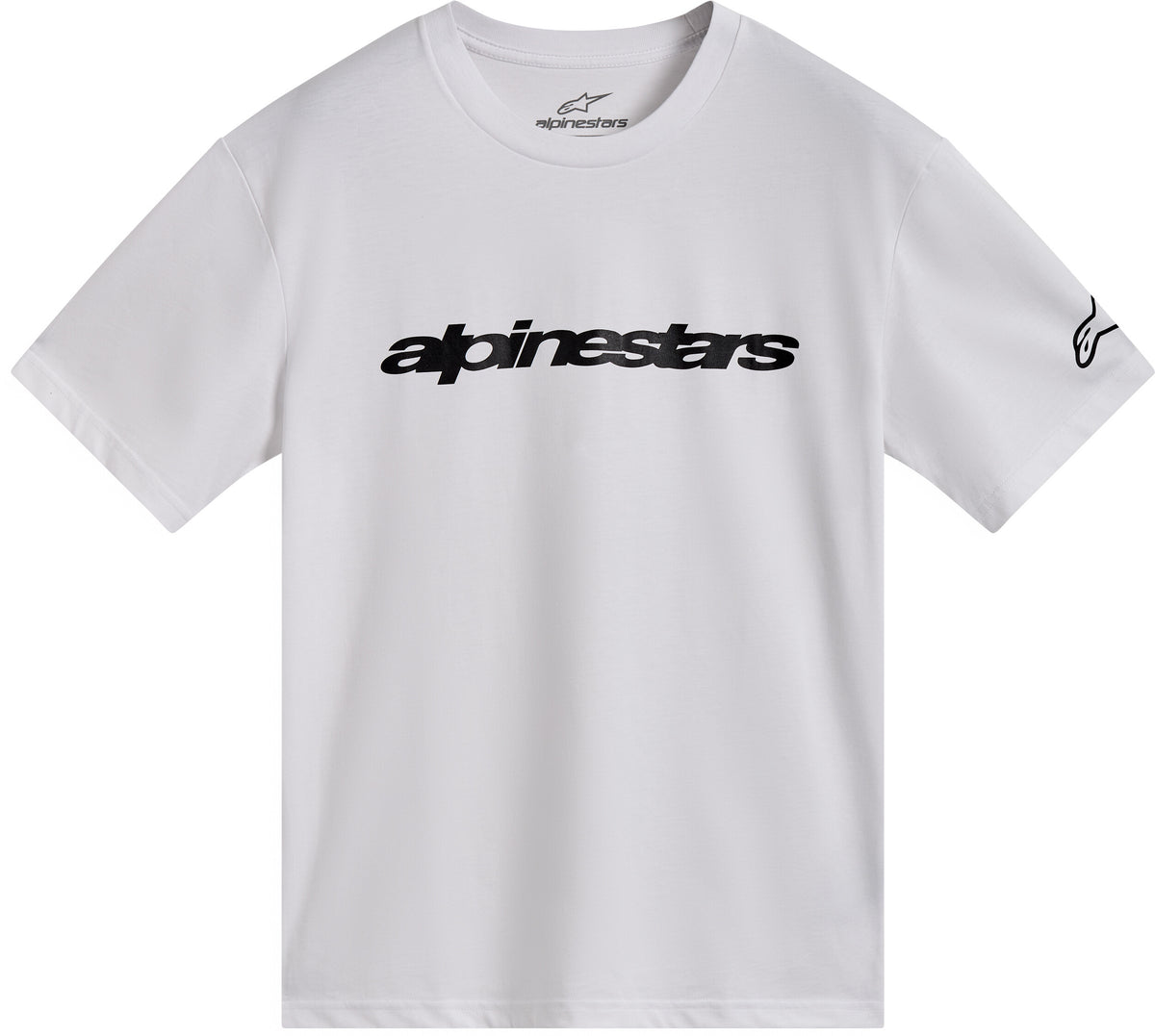 RACE WORDMARK SS CSF TEE WHITE/BLACK MD