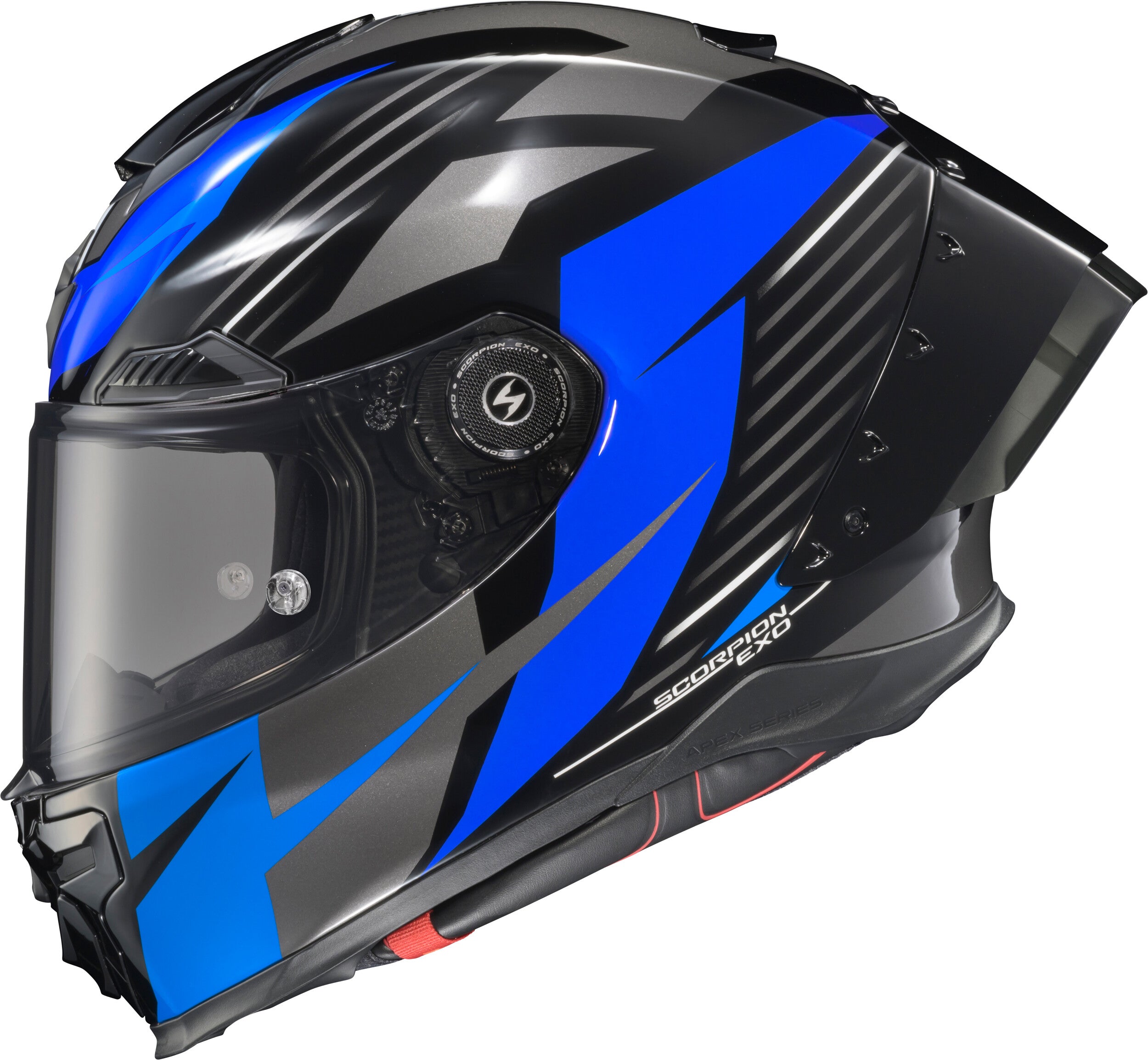 APEX EXO-WARP FULL FACE HELMET DILITHIUM BLACK/BLUE LG