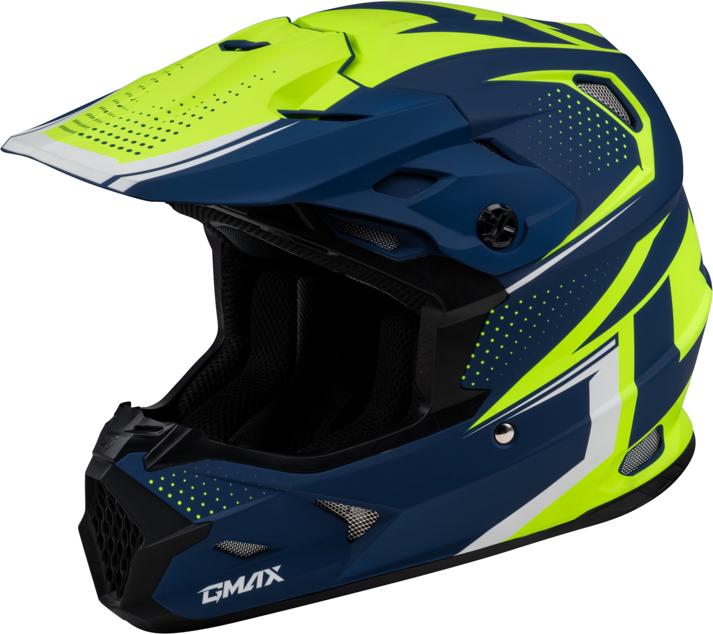 MX-96 502 HELMET MATTE BLUE/GREEN MD