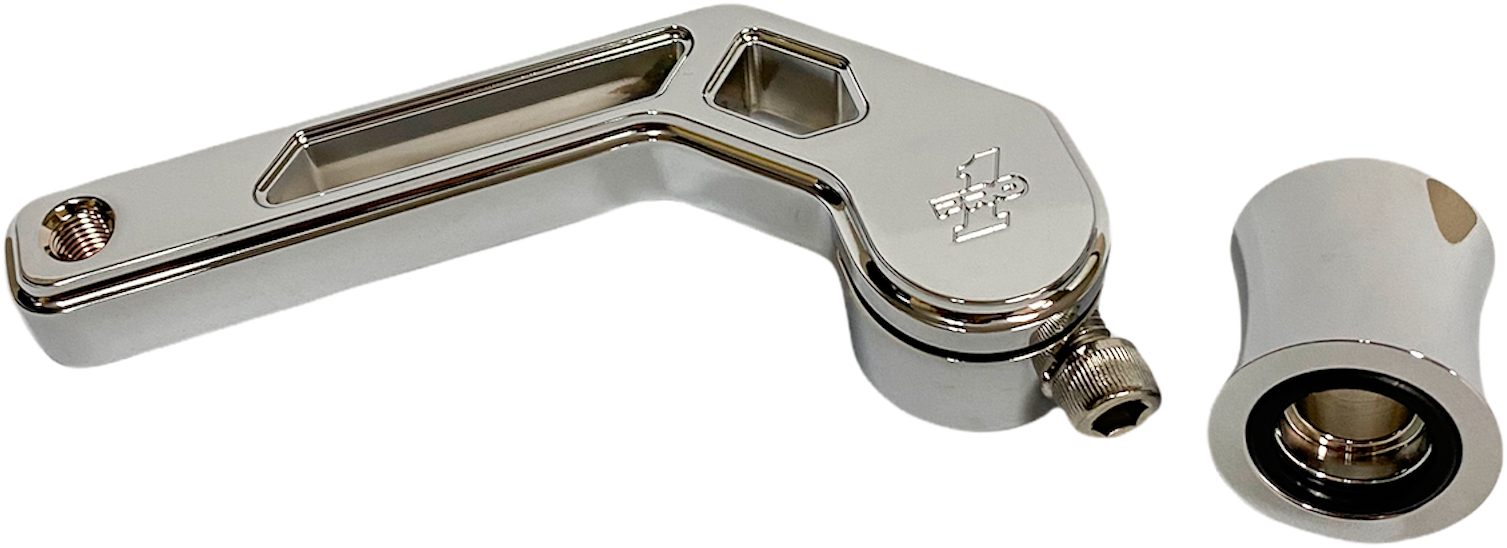 T-REX SHORTY SHIFTER ARM CHRM `14-22 TOURING