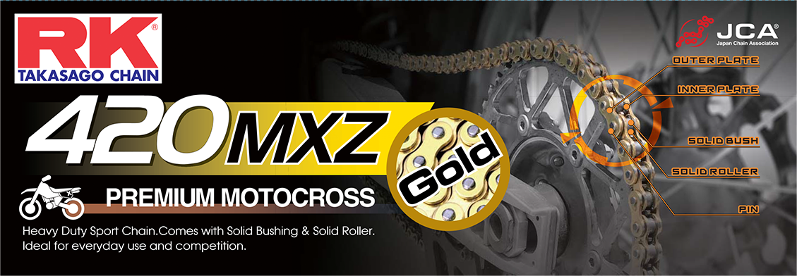 GB420MXZ DRIVE CHAIN GOLD 420 X 120