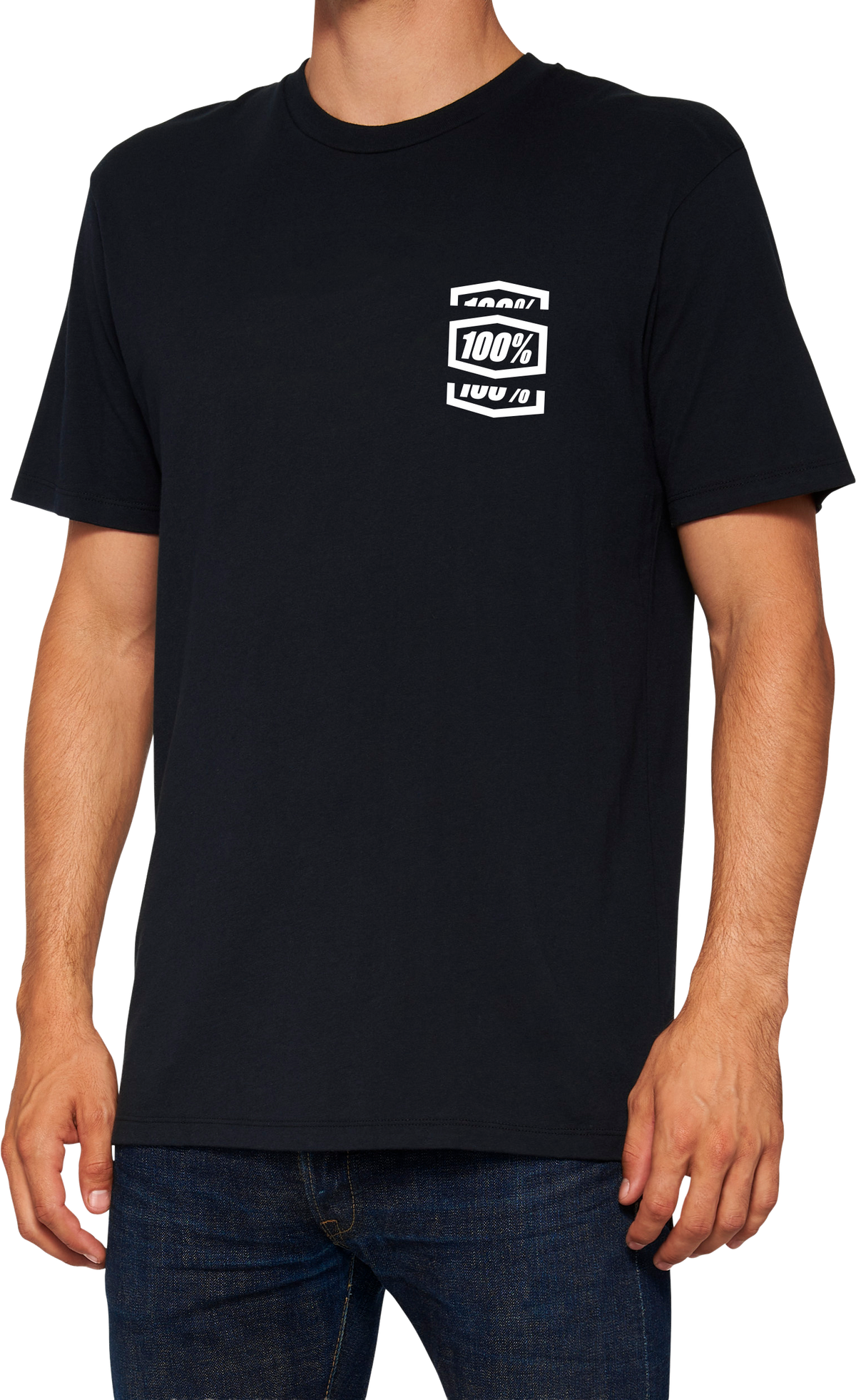 CROP SS TEE BLACK XL