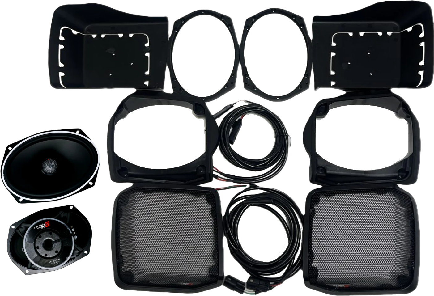 6"X9" CUT IN LID KIT W/ PH694 2014-2023 FLH/T BAGS