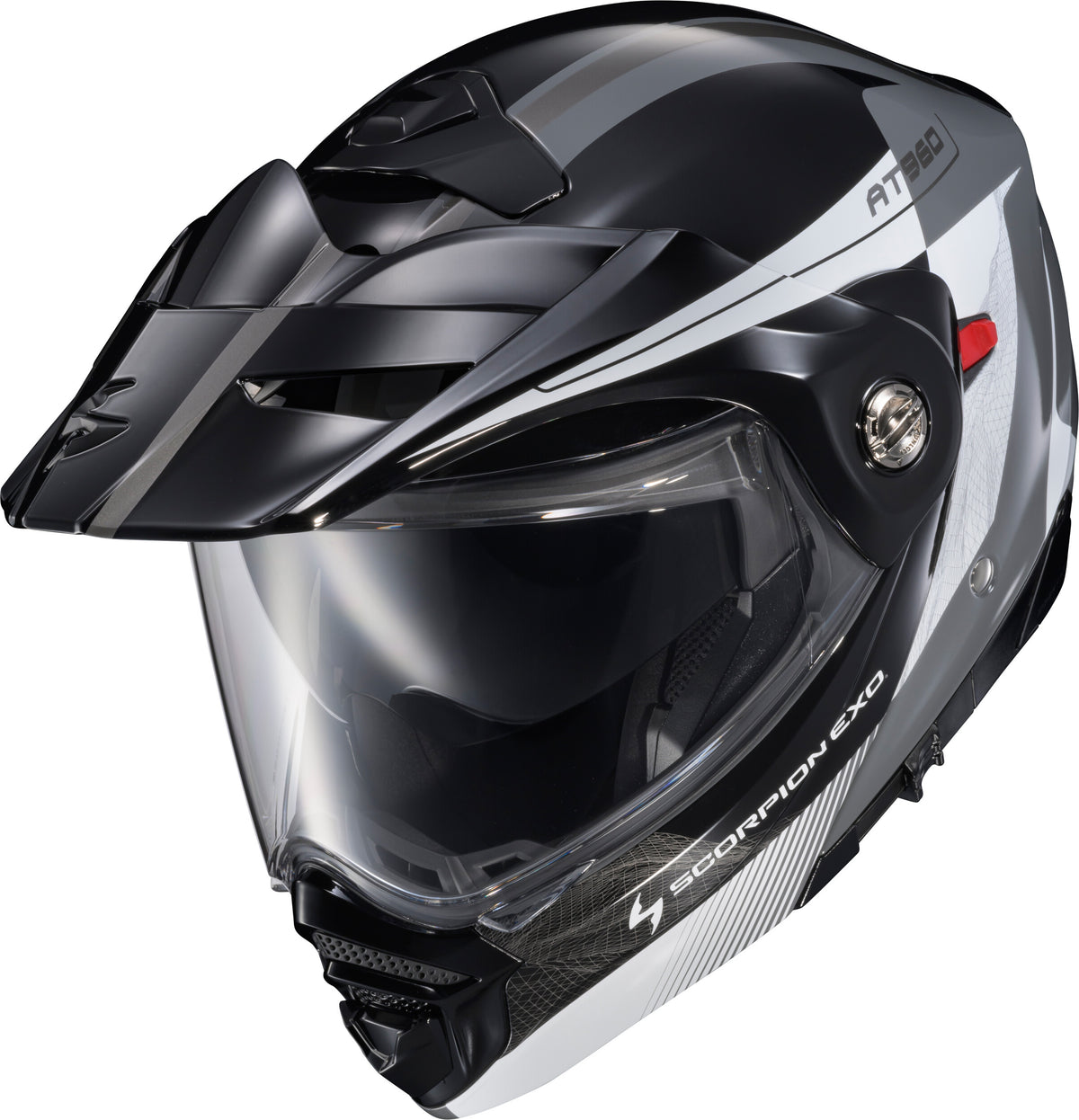 EXO-AT960 MODULAR HELMET TOPOGRAPHIC 2 BLK/WHT/GREY MD