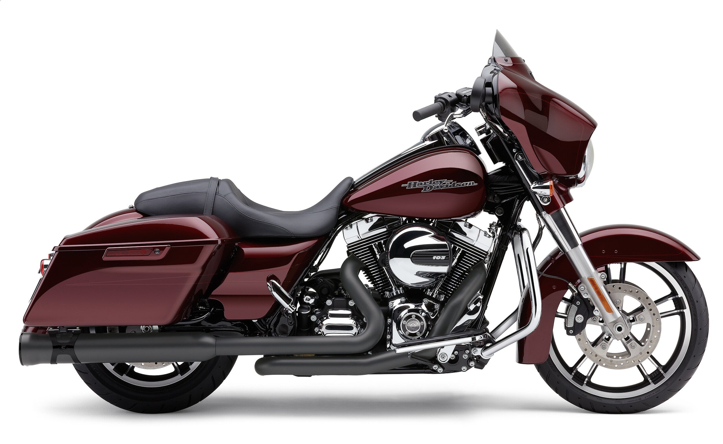 4" RACE-PRO SLIP-ONS BLACK W/BLK TIP FLH/FLT 17-22