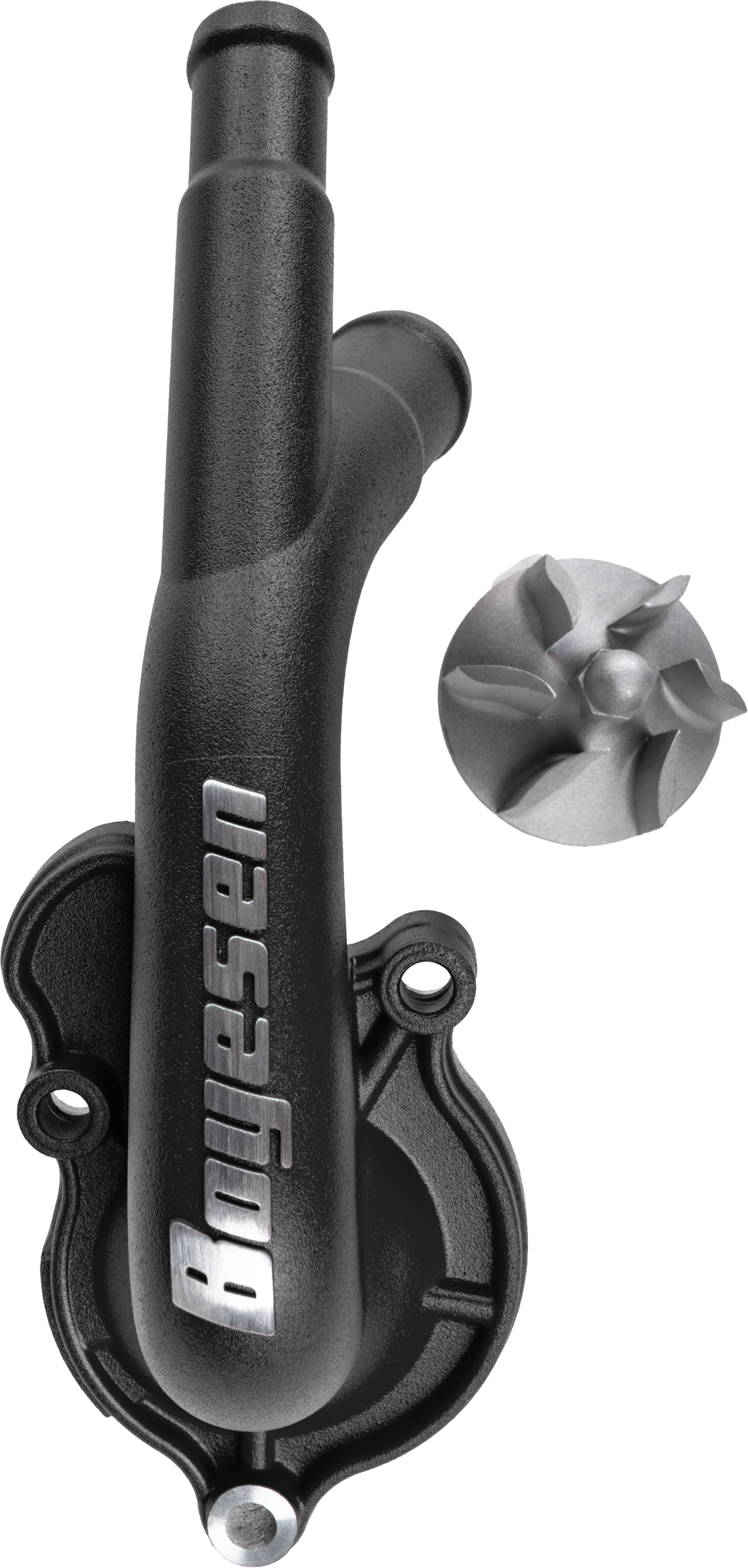 WATERPUMP COVER & IMPELLER KIT BLACK