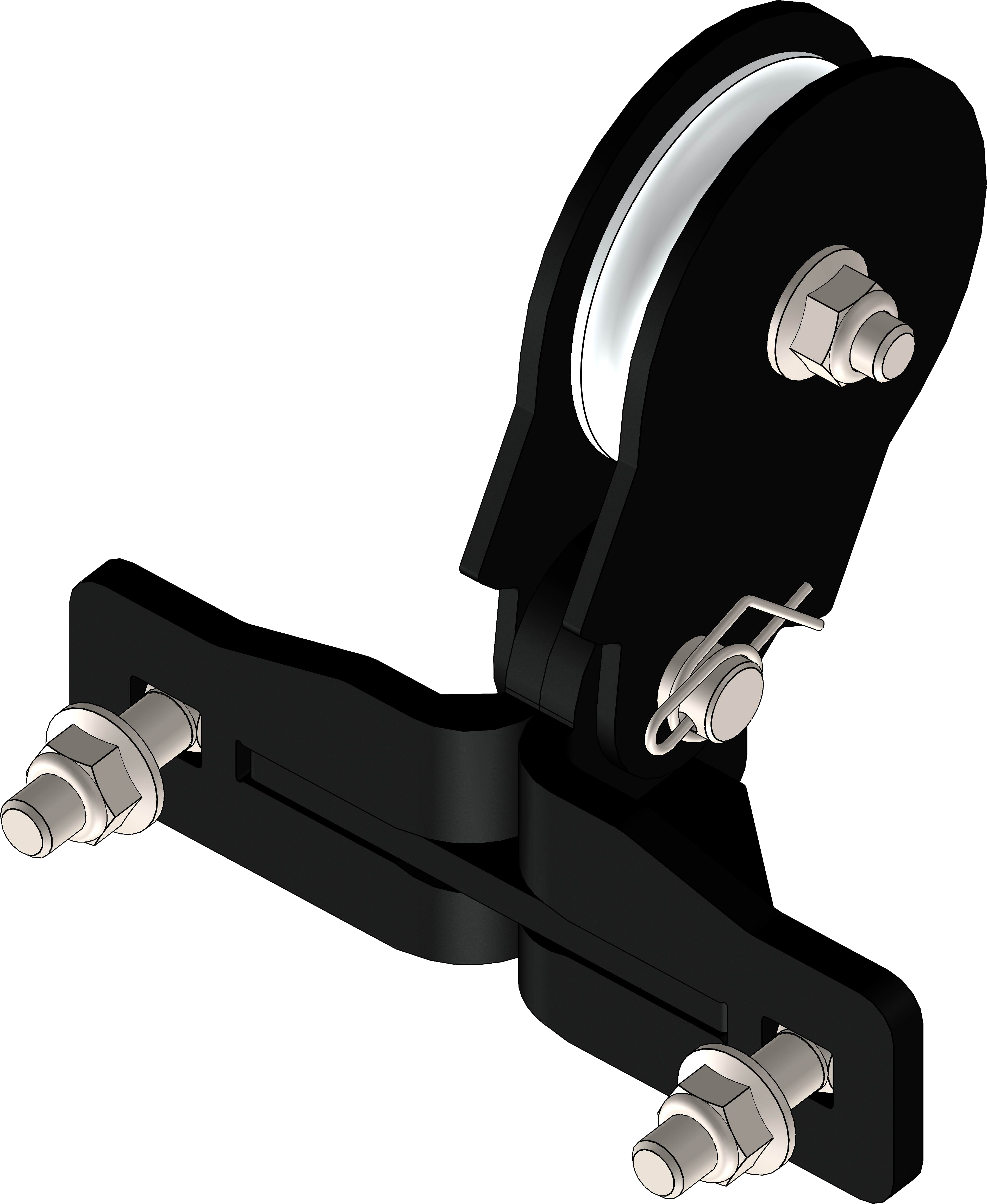 QUICK PLOW PULLEY-STEEL CABLE