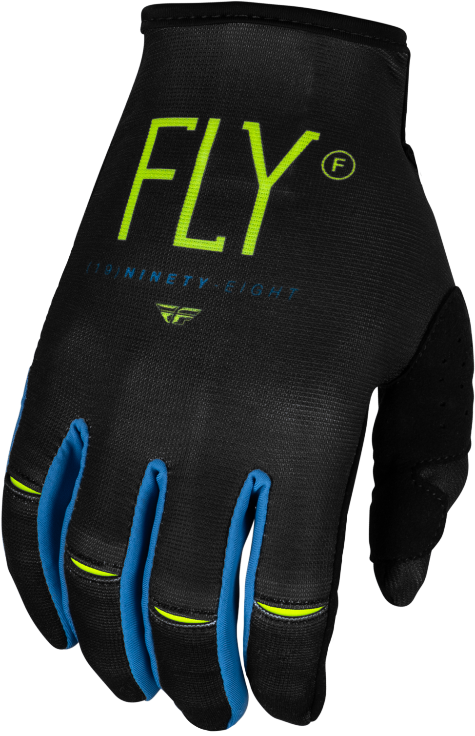YOUTH KINETIC PRODIGY GLOVES CHAR/NEON GREEN/TRUE BLUE YM