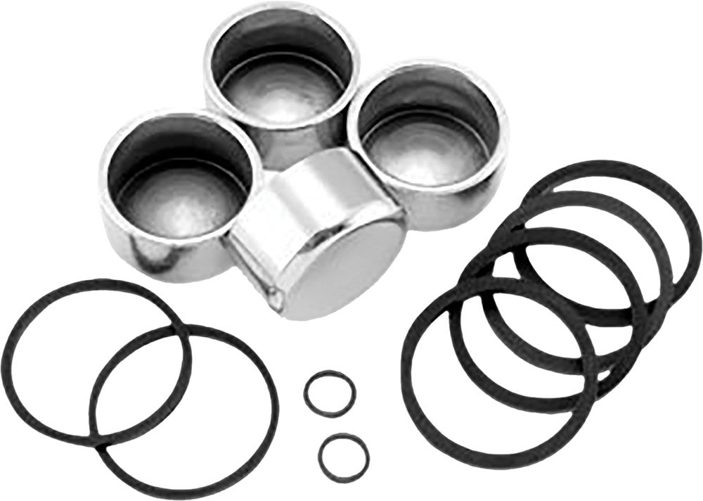 CALIPER REBUILD KIT W/PISTONS FRONT/REAR BT/XL