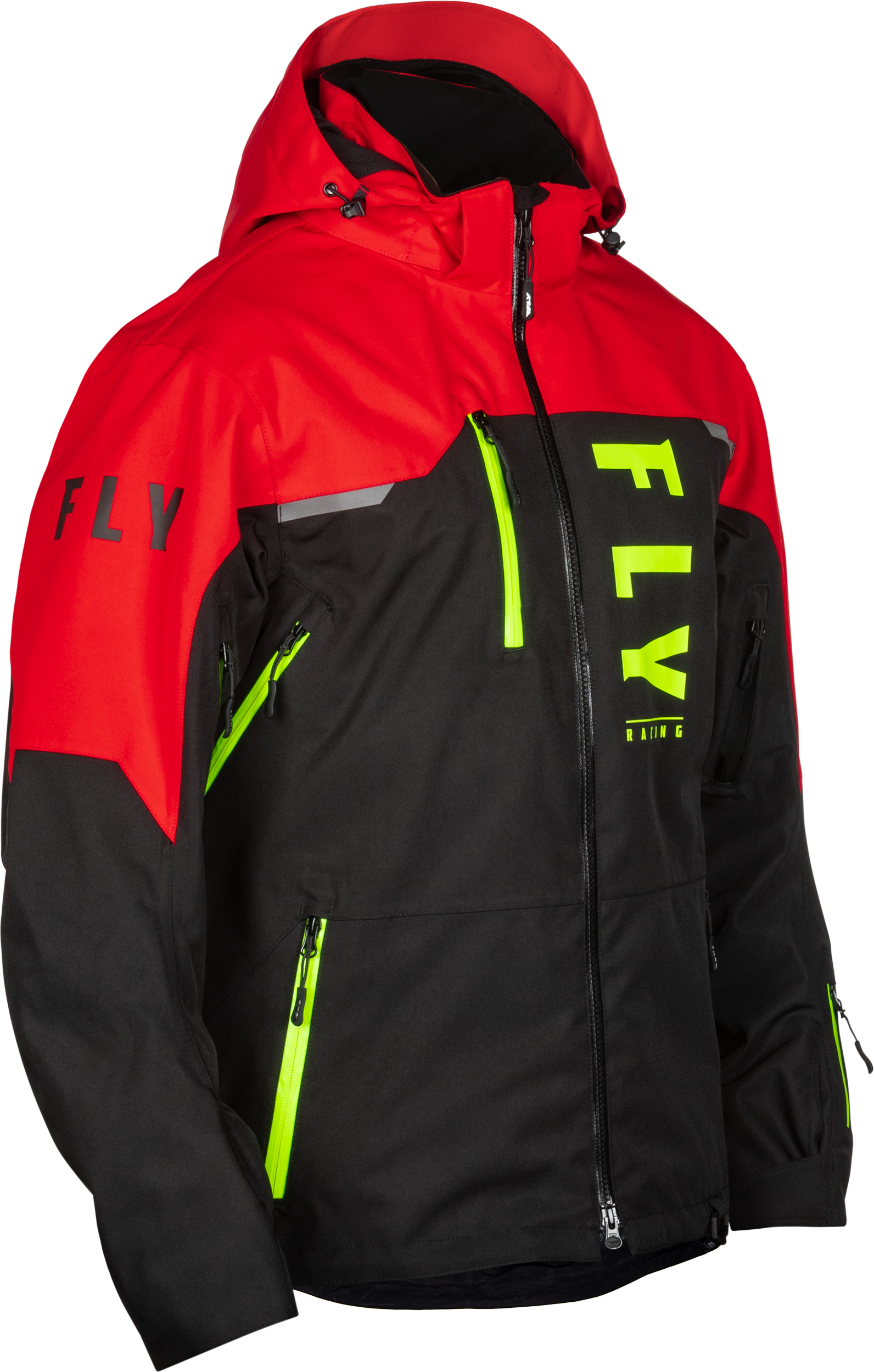 CARBON JACKET BLACK/RED MD