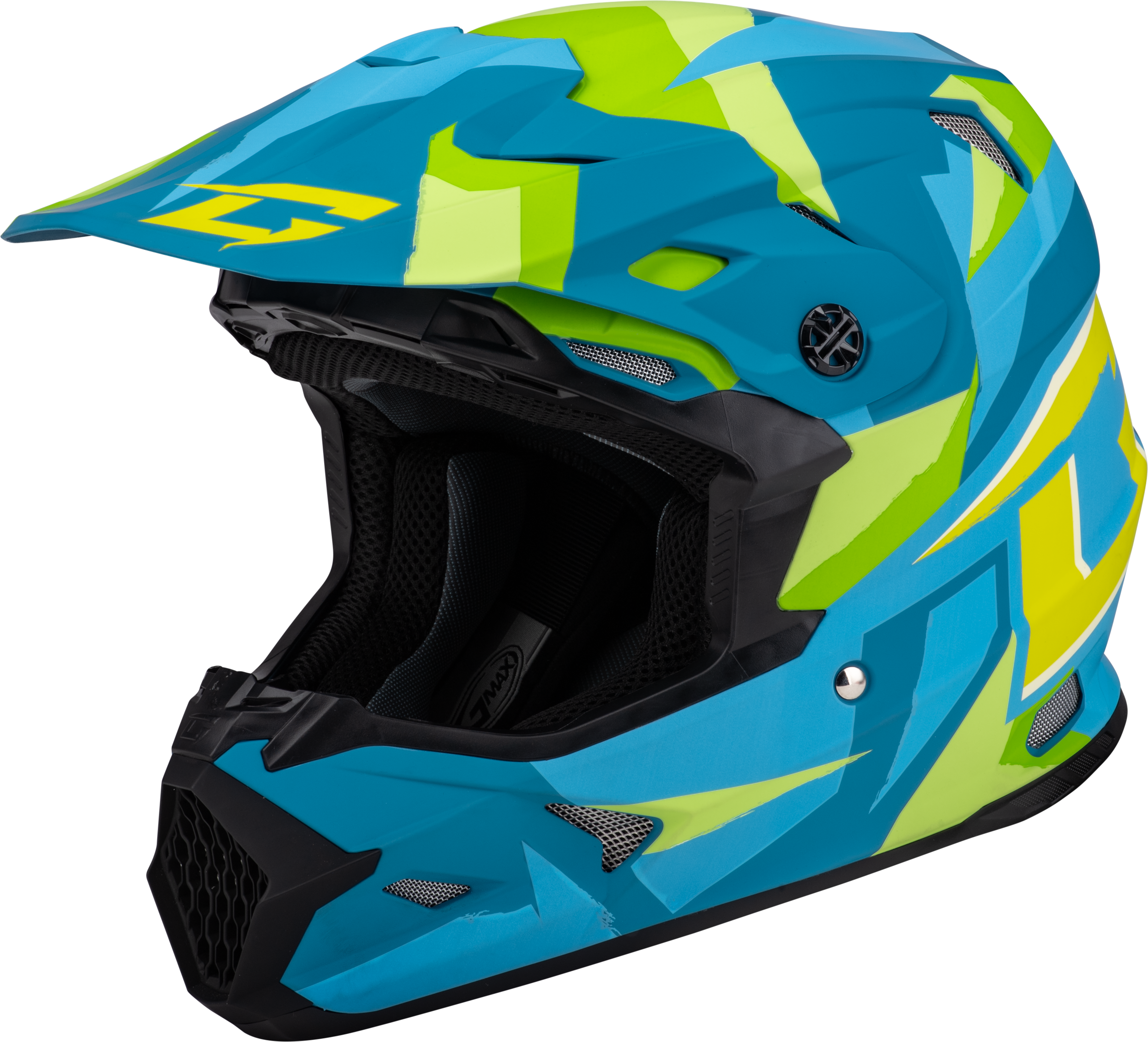MX-96 SPLINTER HELMET MATTE BLUE/GREEN MD