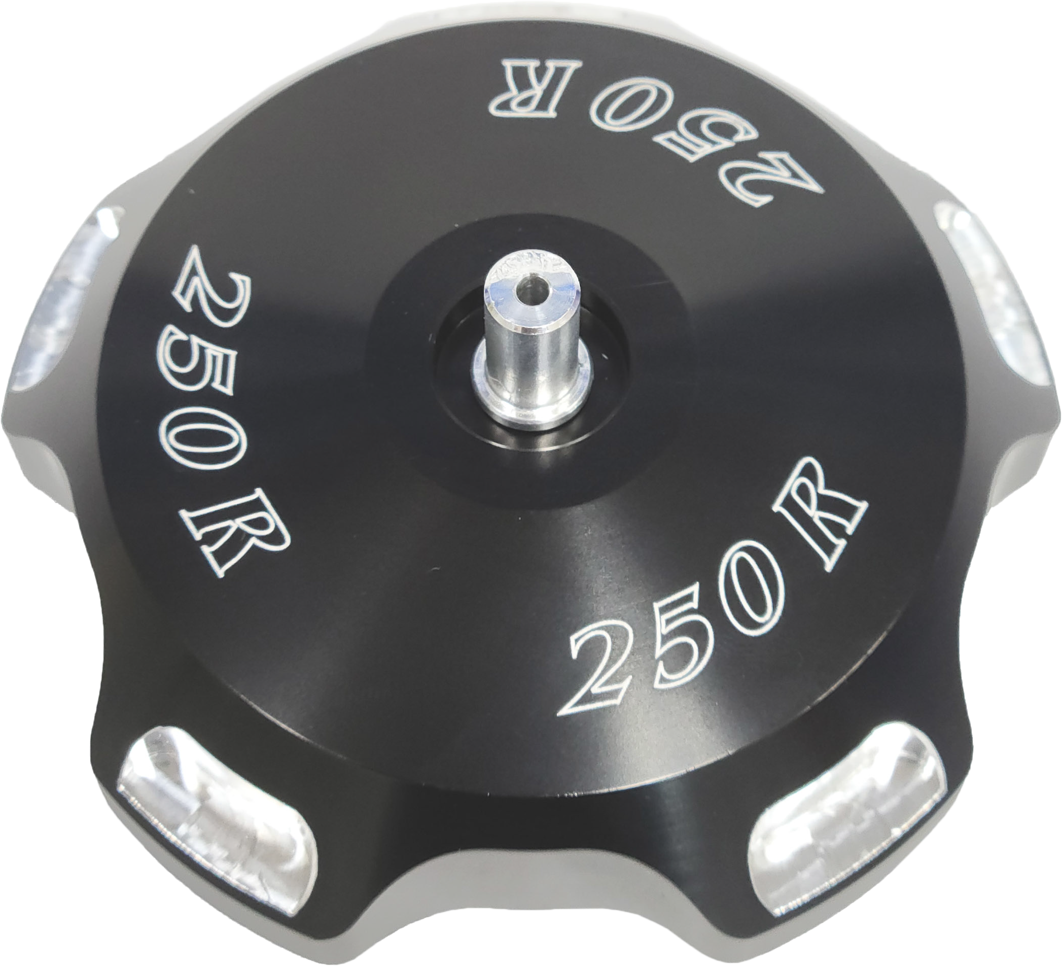 GAS CAP 250R LOGO BLK 88-89