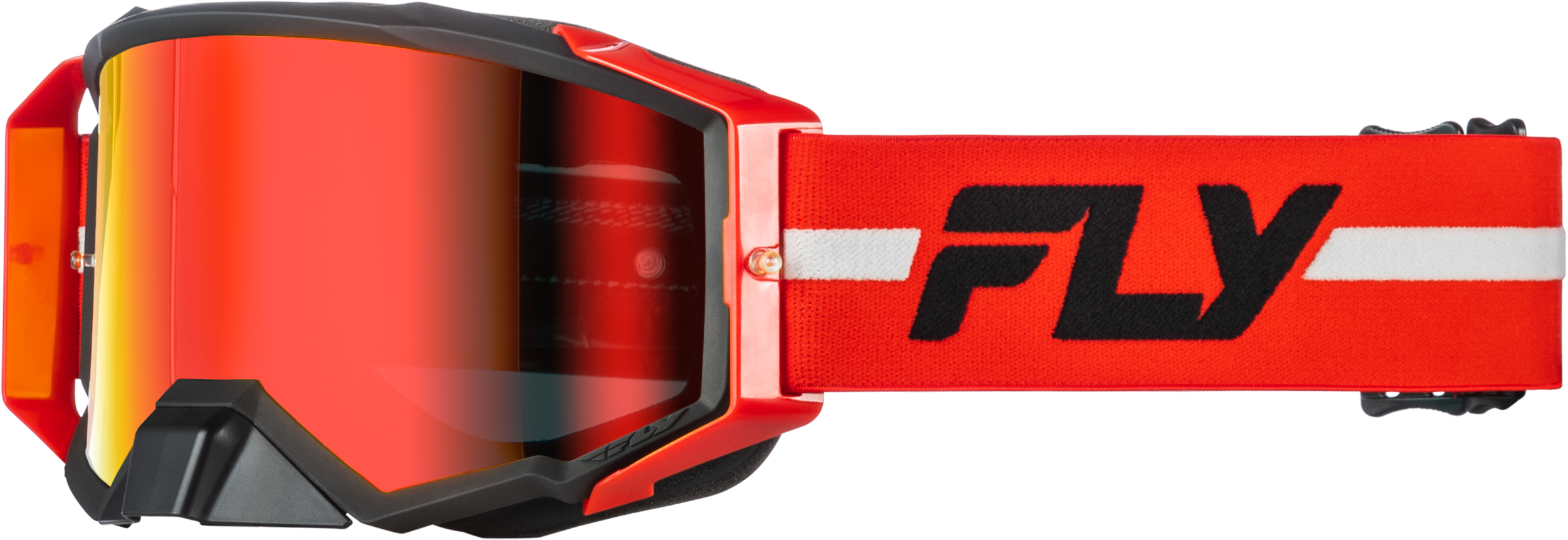 ZONE PRO GOGGLE RED/BLACK/GREY W/ RED MIRROR/SMOKE LENS