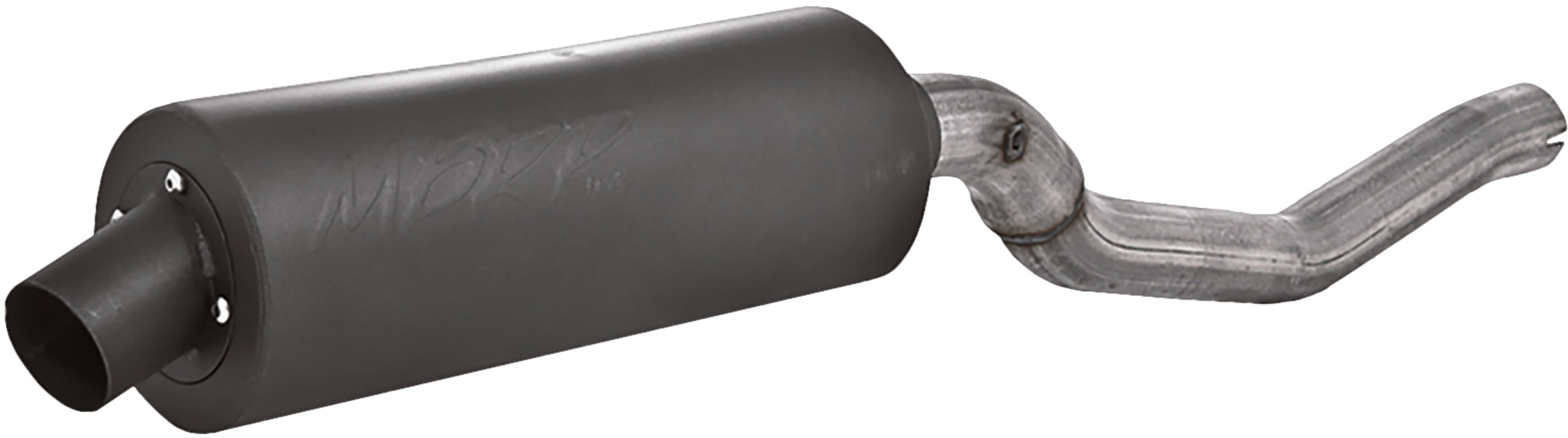 SINGLE SLIP-ON SYSTEM W/ 4.25" SPORT MUFFLER BLK