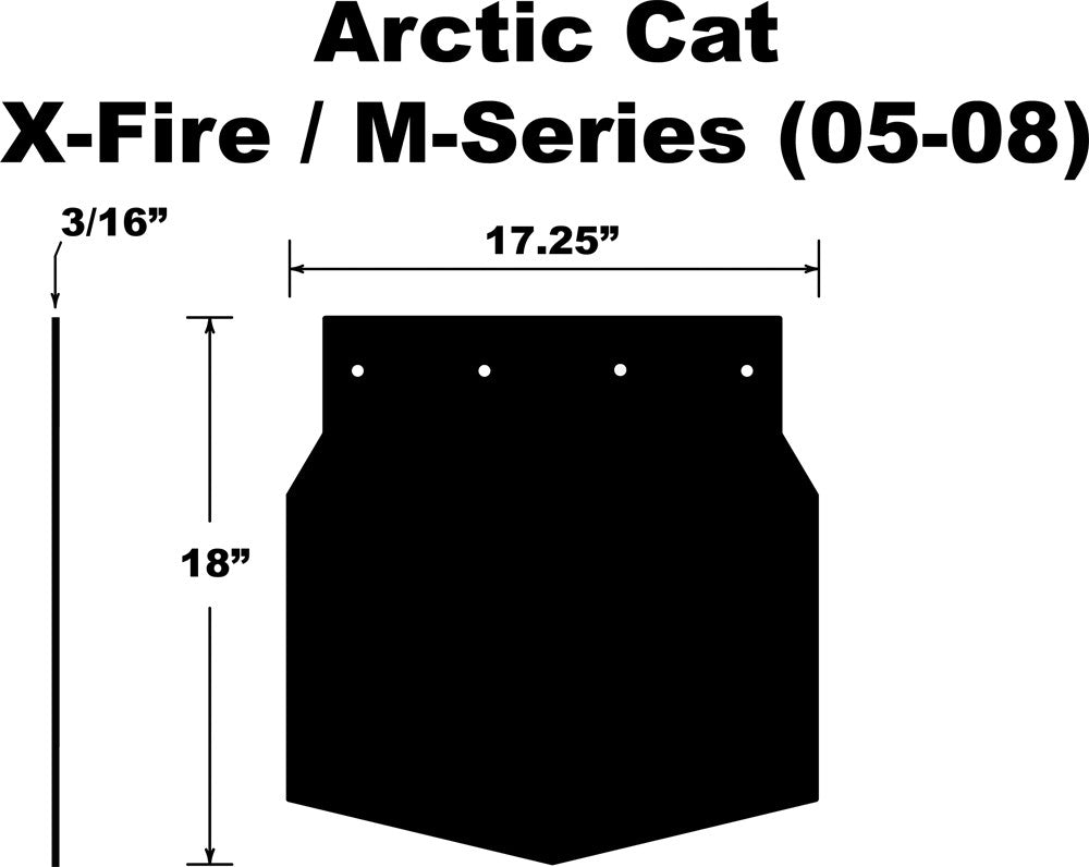 SNOWFLAP ARCTIC CAT M-SERIES/X-FIRE 05-08