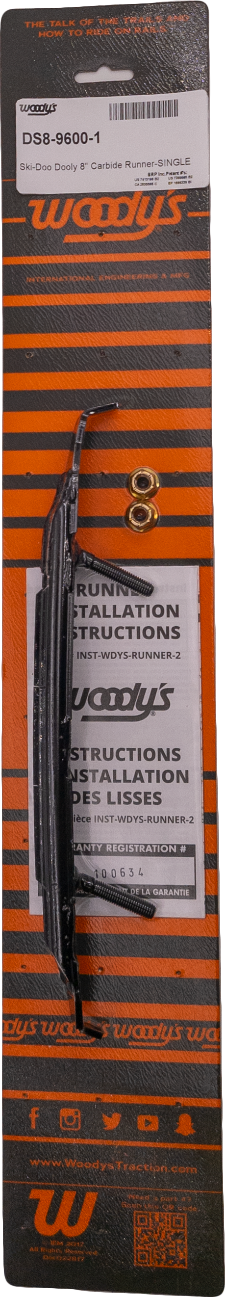 DOOLY 8" CARBIDE RUNNER