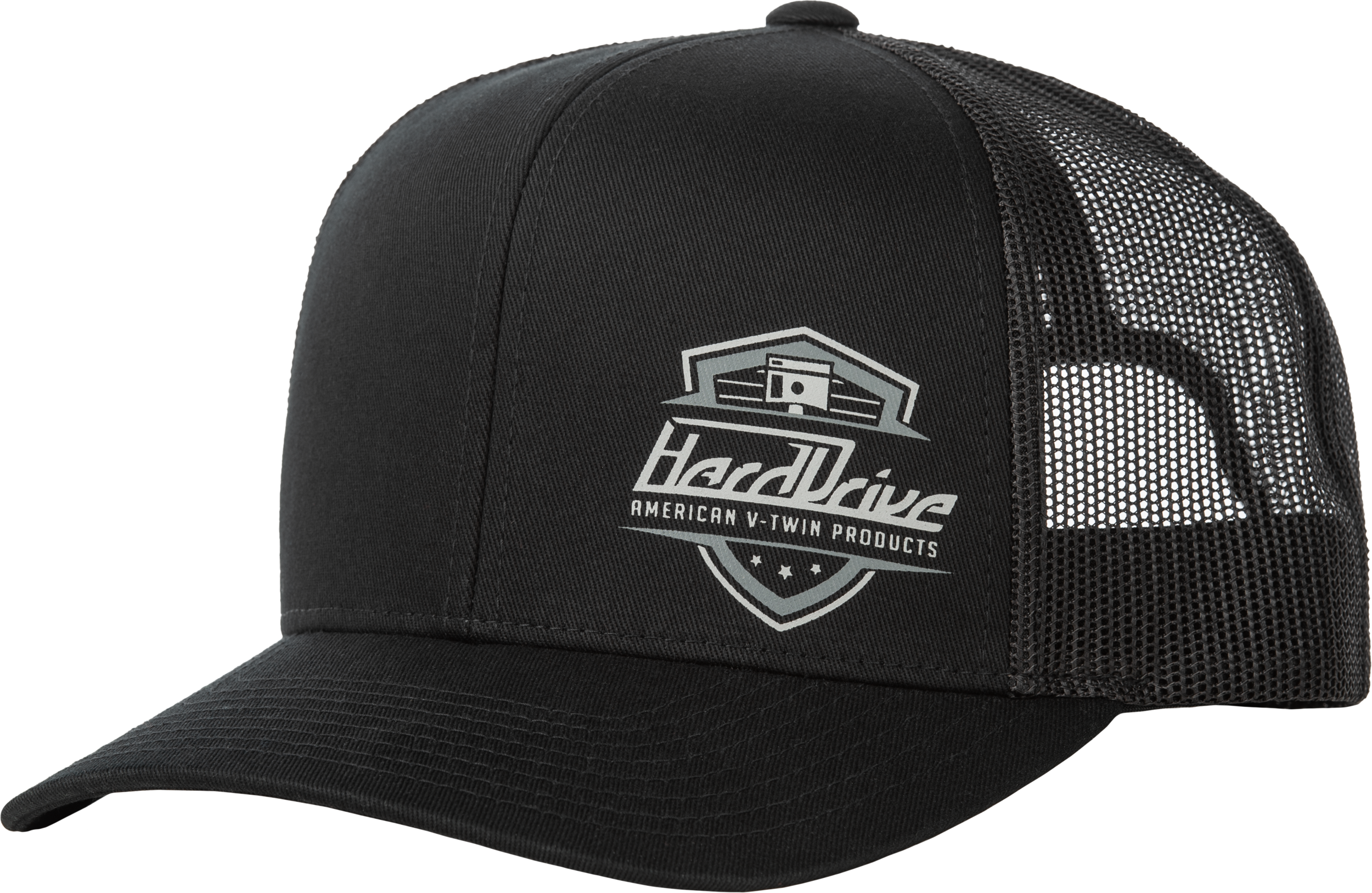 HARDDRIVE SHIELD HAT BLACK OS