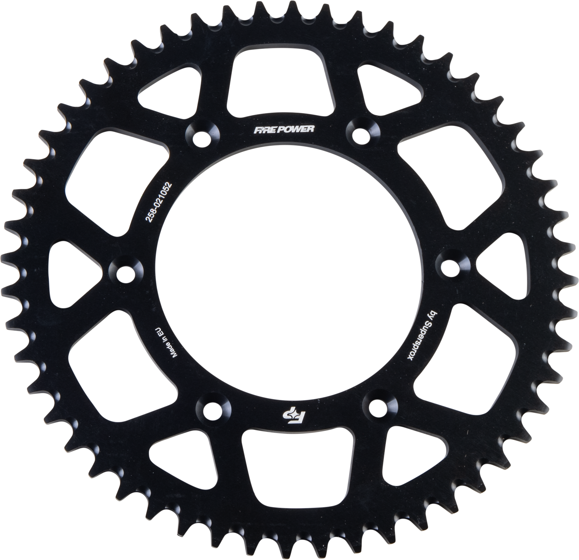 REAR SPROCKET ALUMINUM 52T BLK