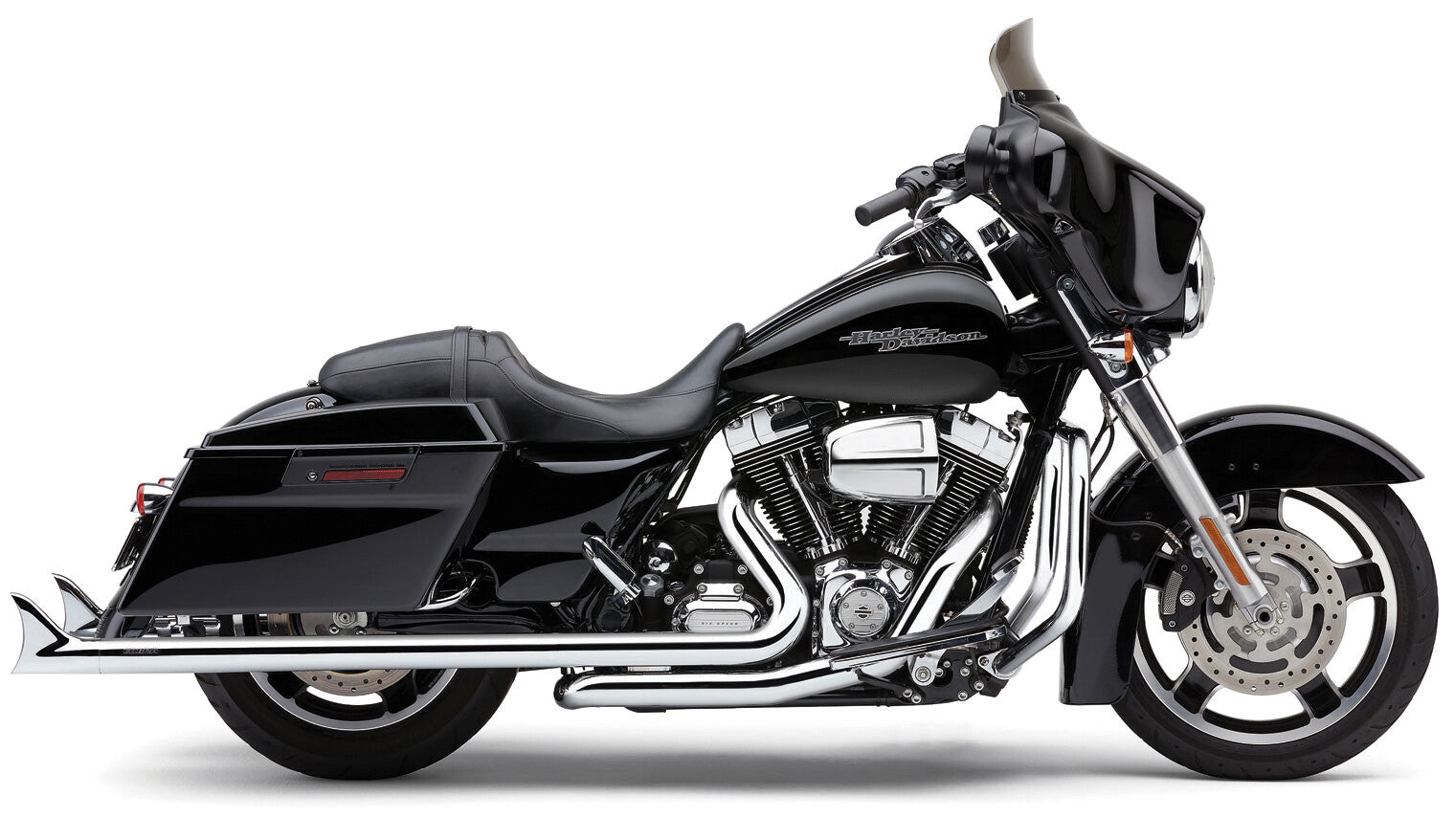 SPEEDSTER DUALS FISHTAIL CHROME FLH/FLT 10-16