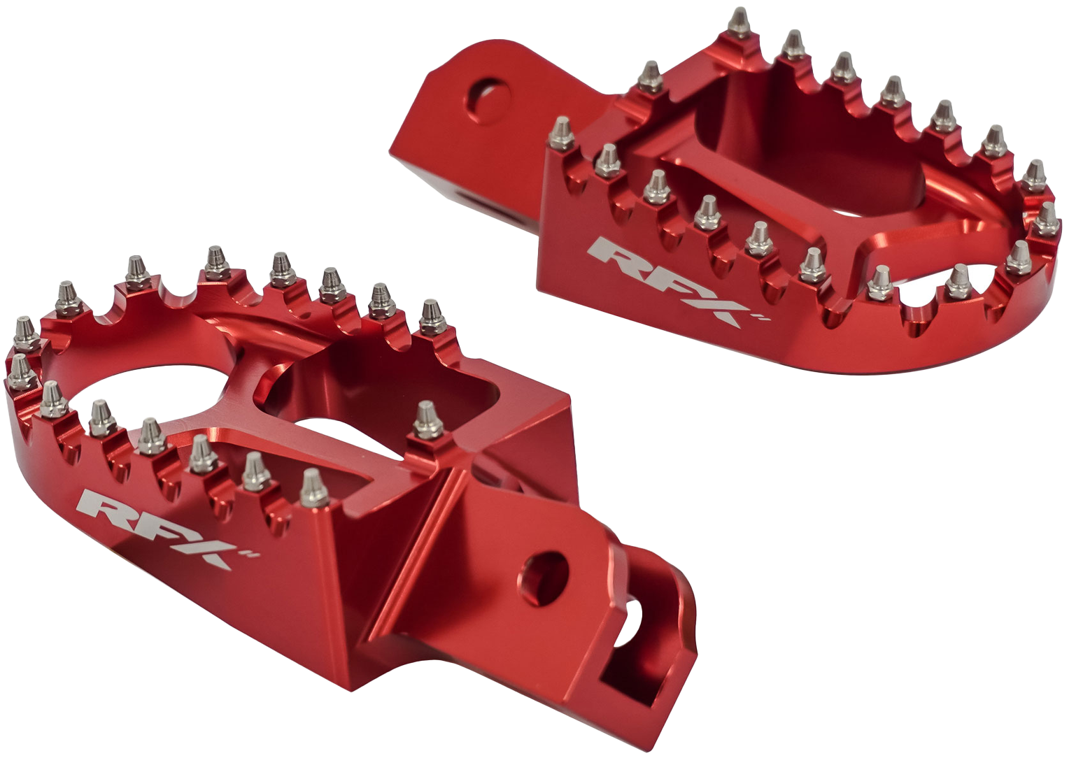FOOTPEGS RED HON/SUR-RON