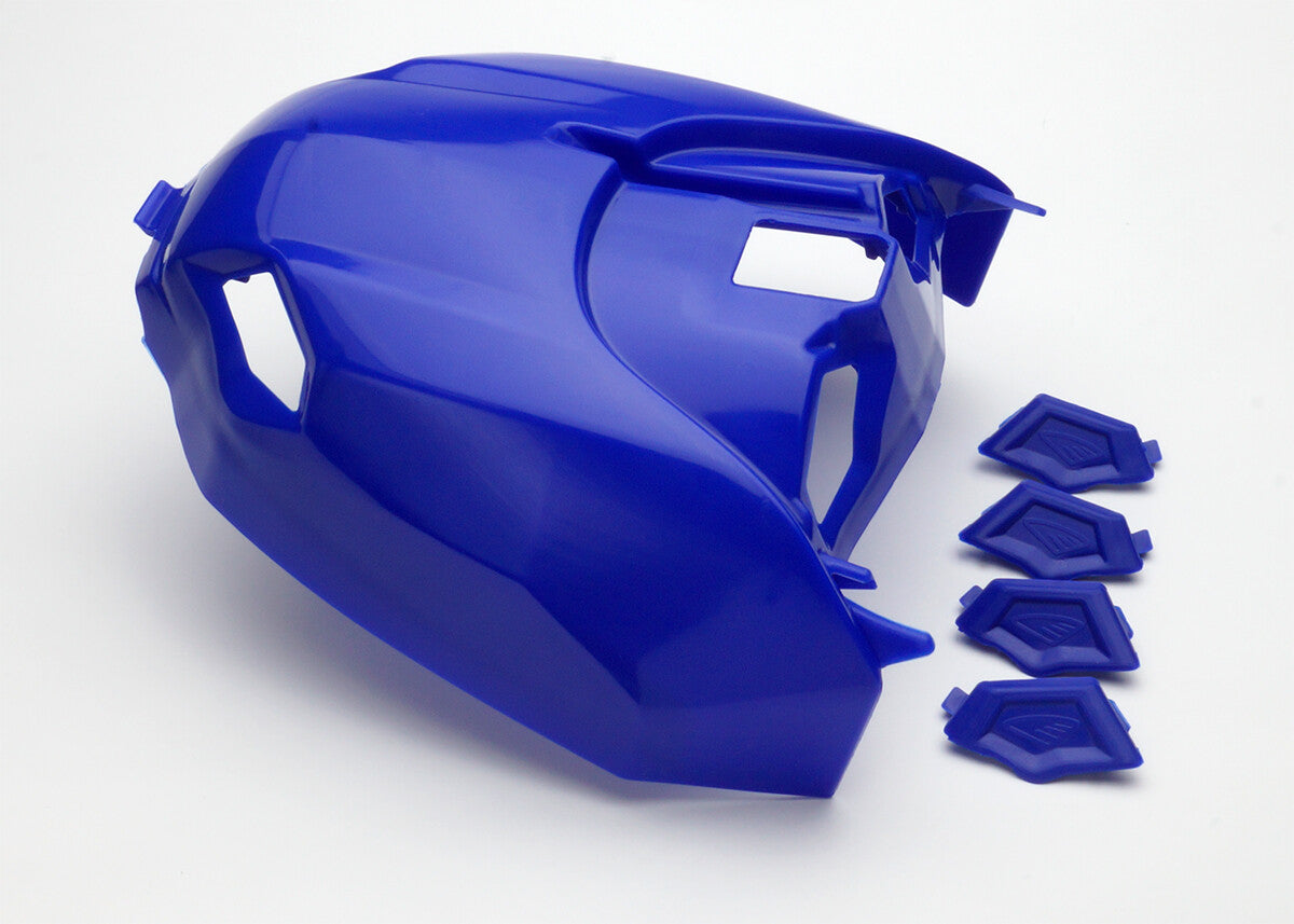 VENTED AIR BOX COVER W/PLUGS - BLUE