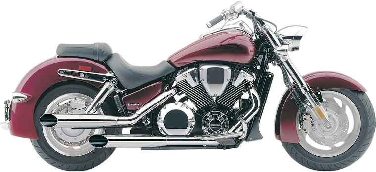 BLVD SLASHCUT SLIP ON CHROME HON VTX1800R/S/N/F/T 02-08