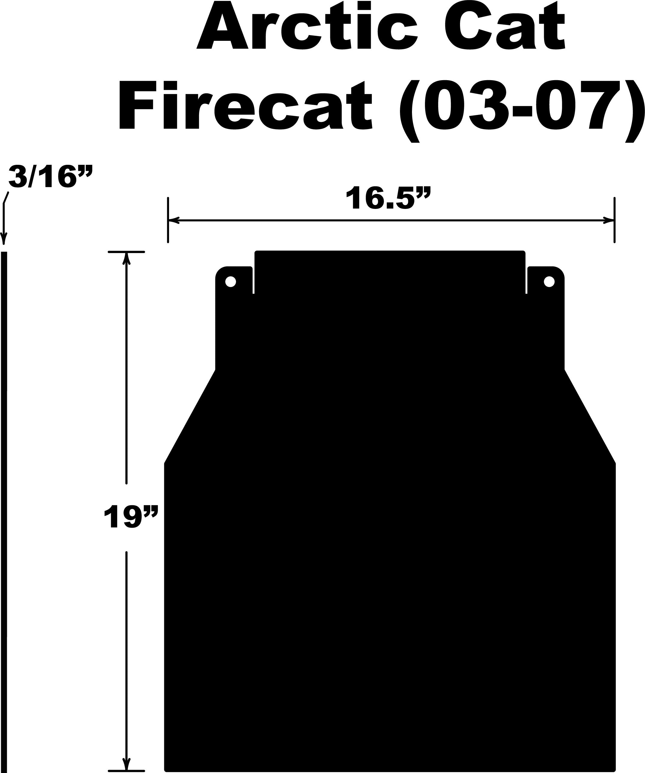 SNOWFLAP ARCTIC CAT FIRECAT/SABERCAT 03-07