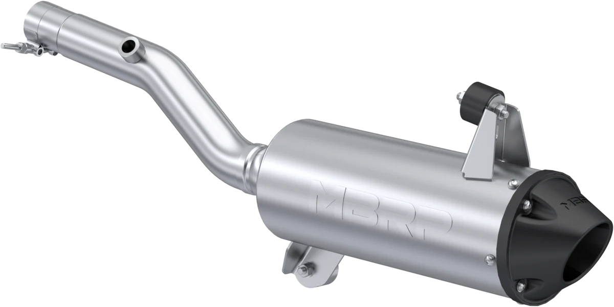 SINGLE SLIP-ON SYSTEM W/ 5" PERFORMANCE MUFFLER BLK TIP