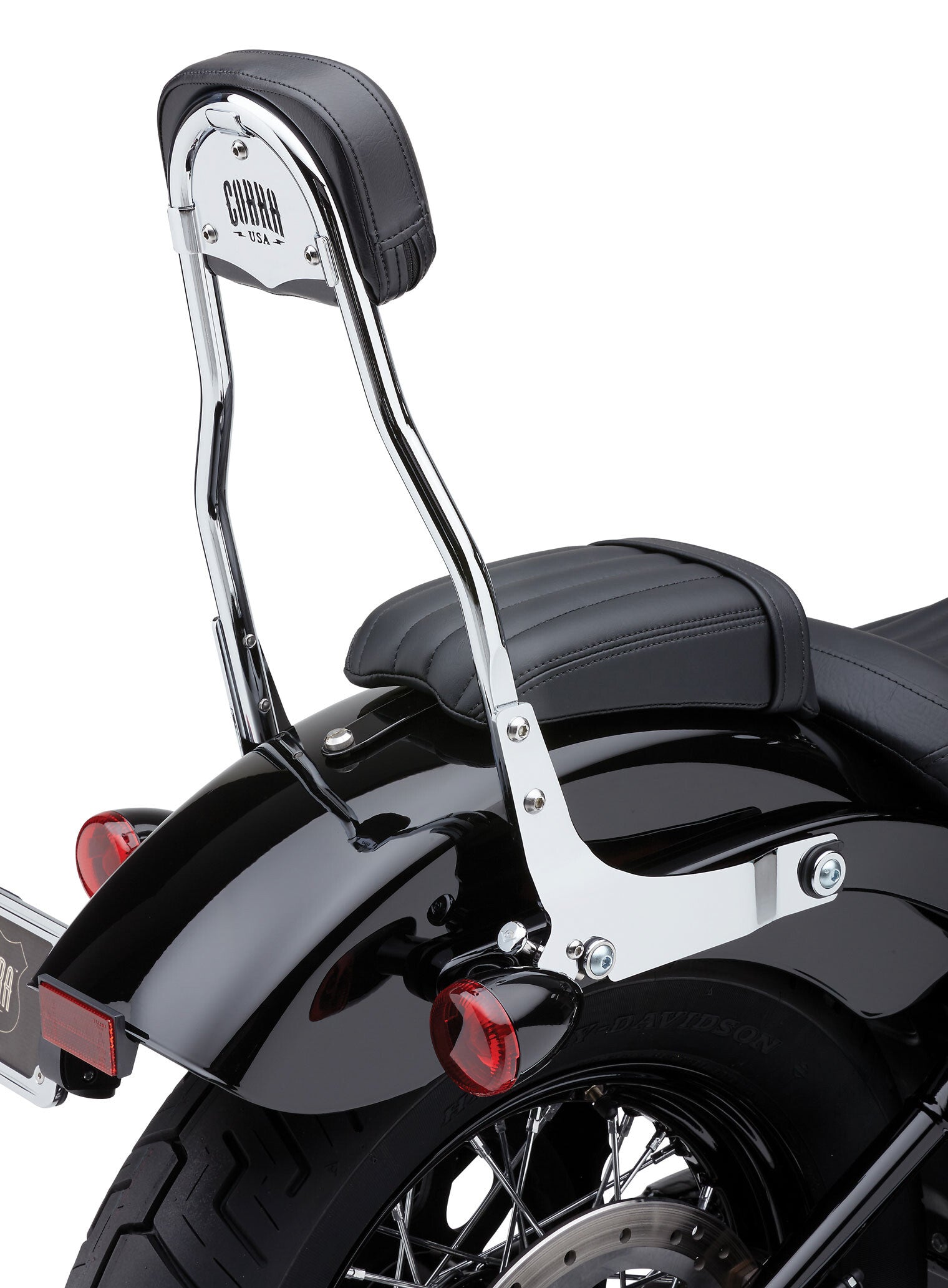 DETACHABLE BACKREST ROUND CHROME FLDE/FLSL/FXBB 18-22