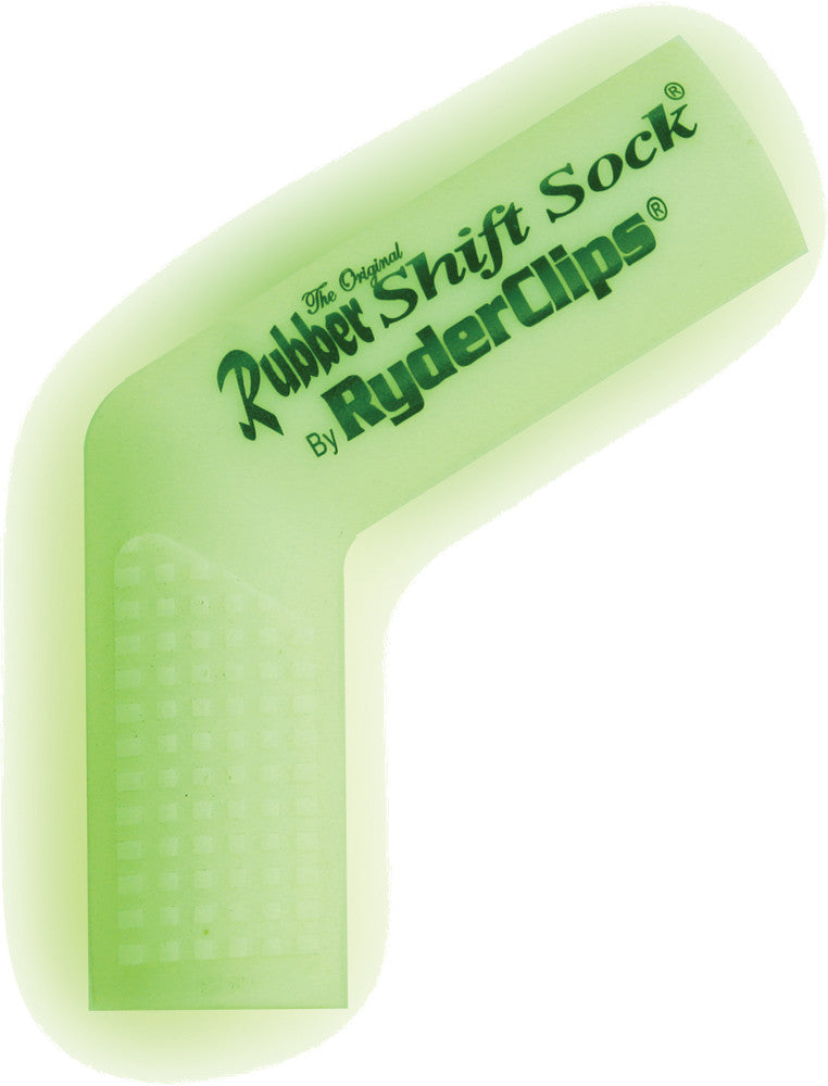 RUBBER SHIFT SOCK GLO-WHITE