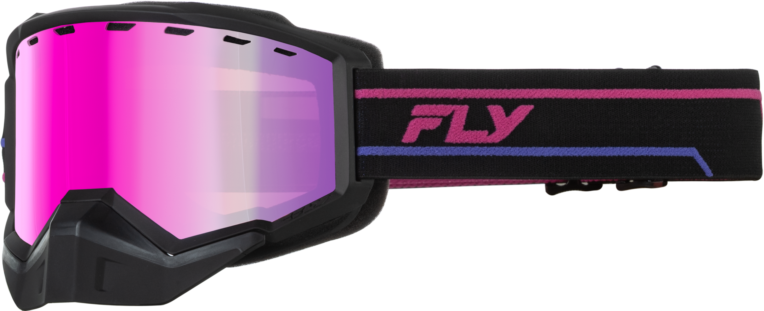 FOCUS SNOW PINK/BLACK W/PINK MIRRO/ROSE LENS