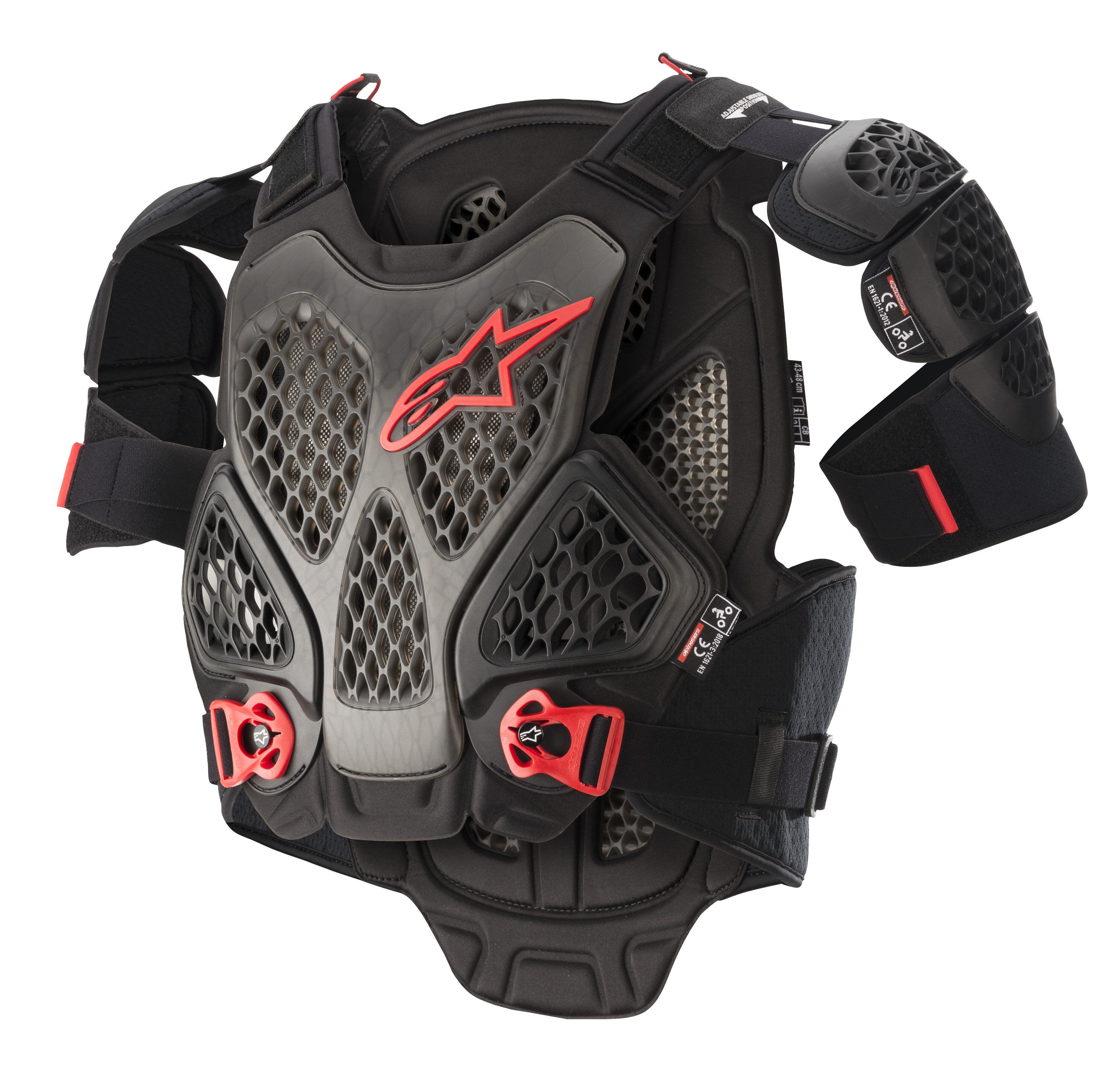 A-6 CHEST PROTECTOR BLACK/ANTHRACITE MD/LG