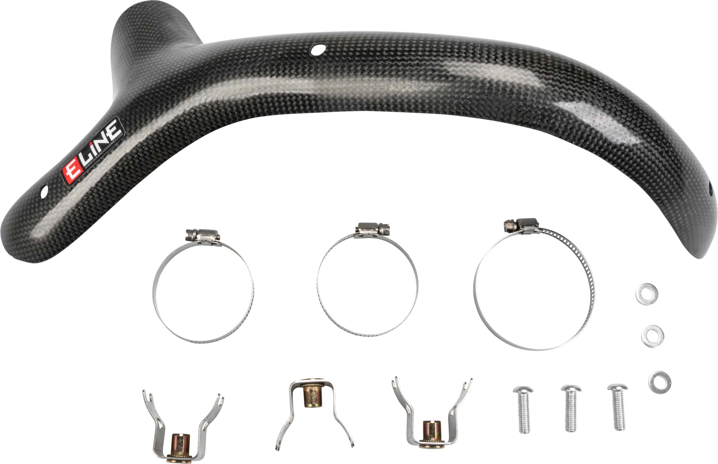 CARBON FIBER HEAT SHIELDS HUS/KTM
