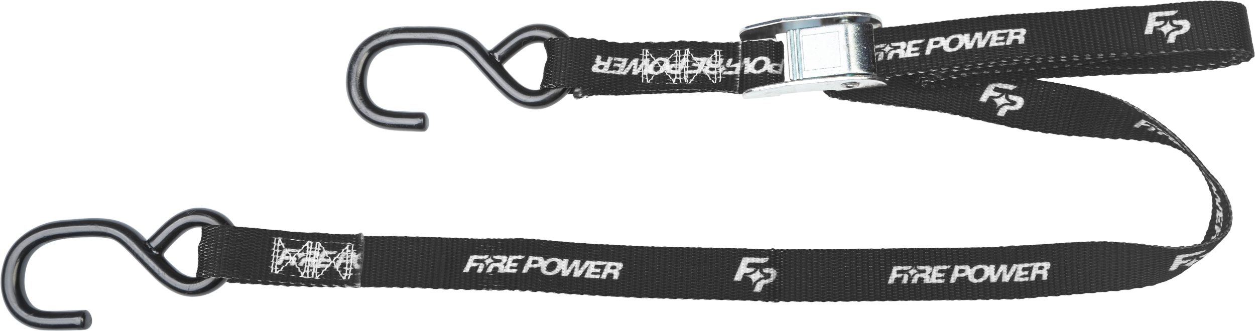 1" TIE-DOWN BLACK 2/PK