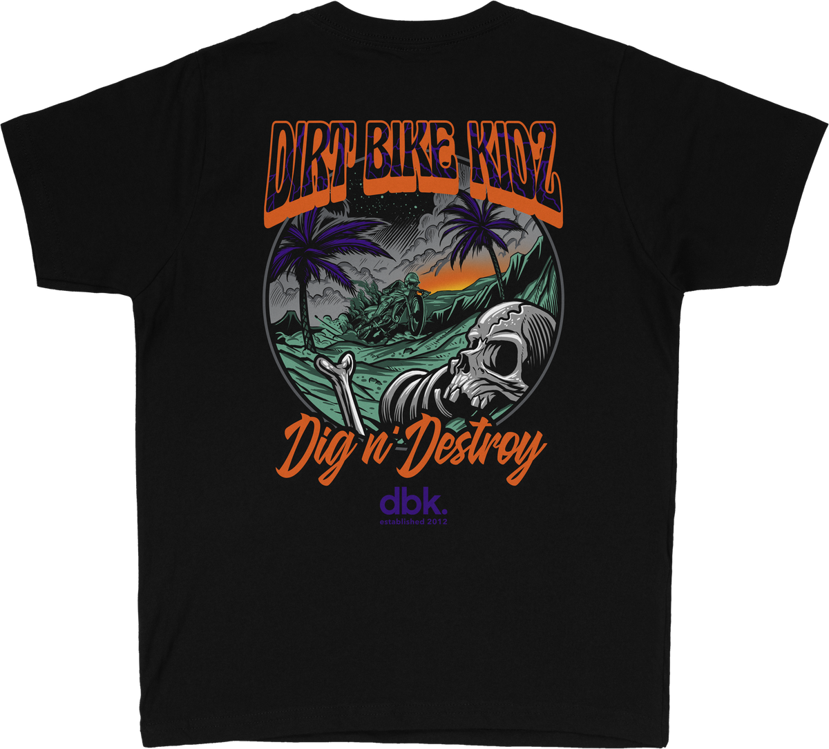 BONEYARD YOUTH TEE BLACK YX