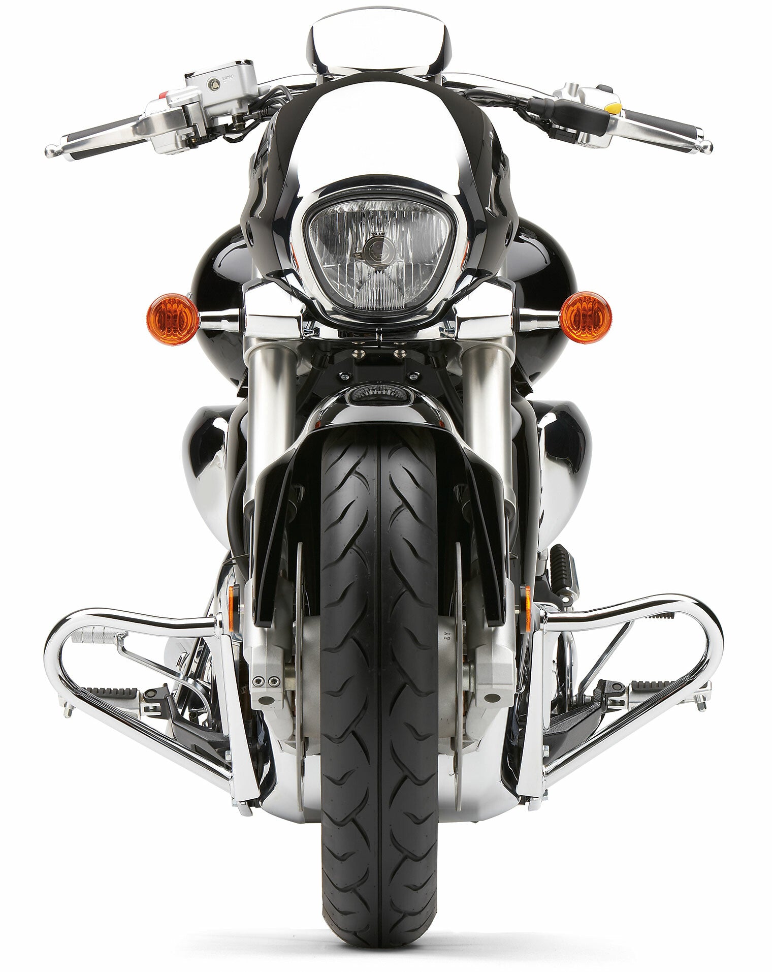 ENGINE CASE GUARD CHROME SUZ BOULEVARD M109R 06-14