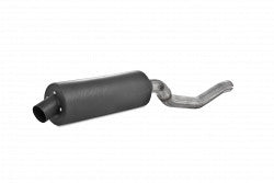 SINGLE SLIP-ON SYSTEM W/ 4.25" SPORT MUFFLER BLK