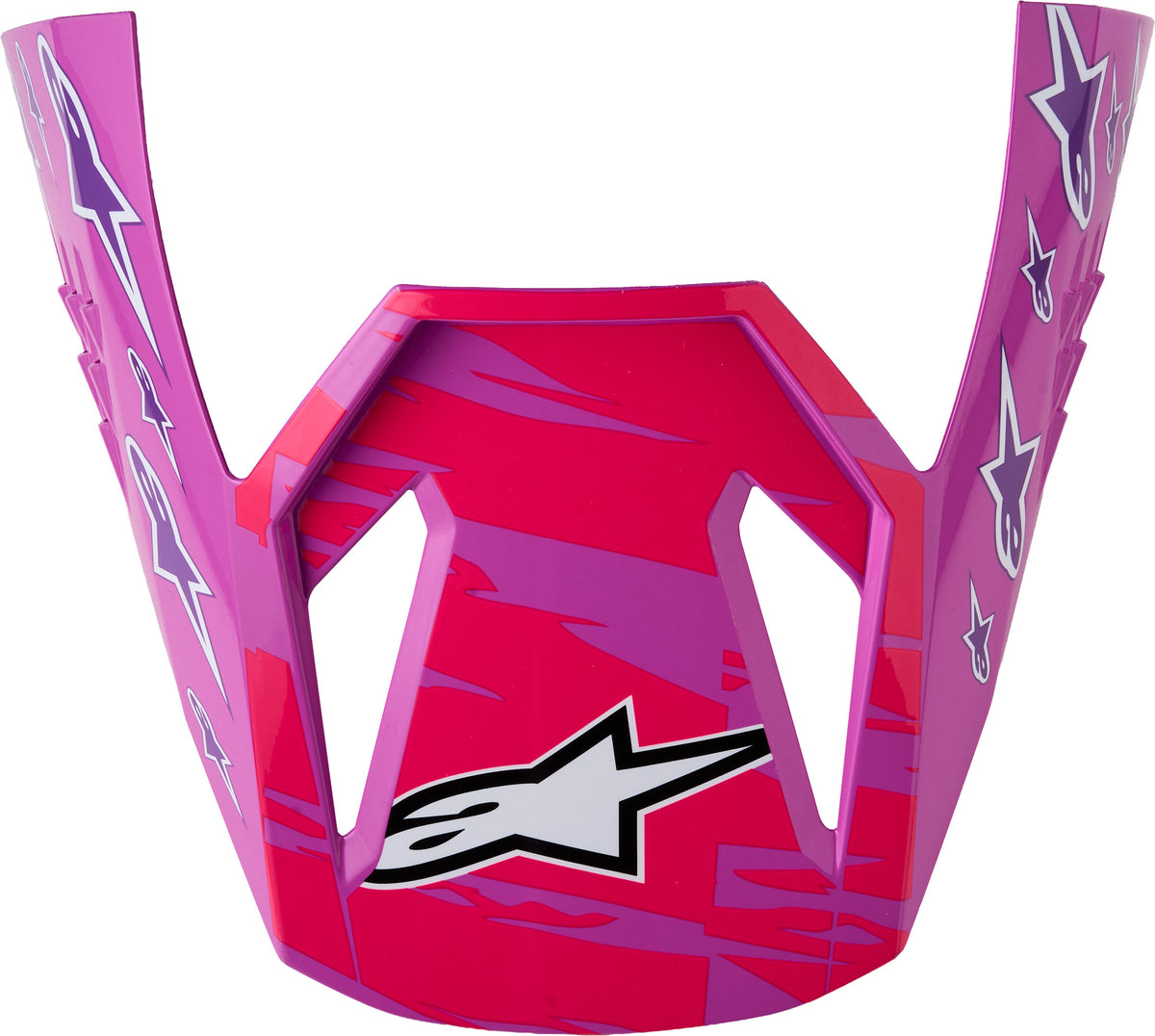 S-M3 FALCON VISOR ECE06/DOT PRPL/WHT/BLK/PINK FL GL