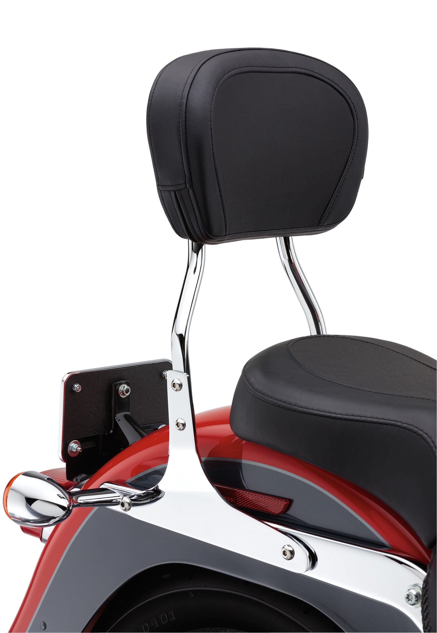 STANDARD SISSY BAR ROUND CHROME FLST/C/N/S/SC 00-17