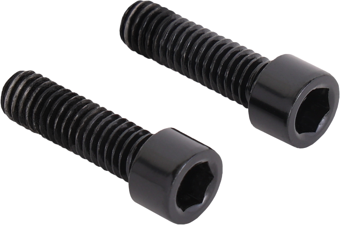 DUAL DRILL CAP SCREWS M6X20-2PCS BLACK